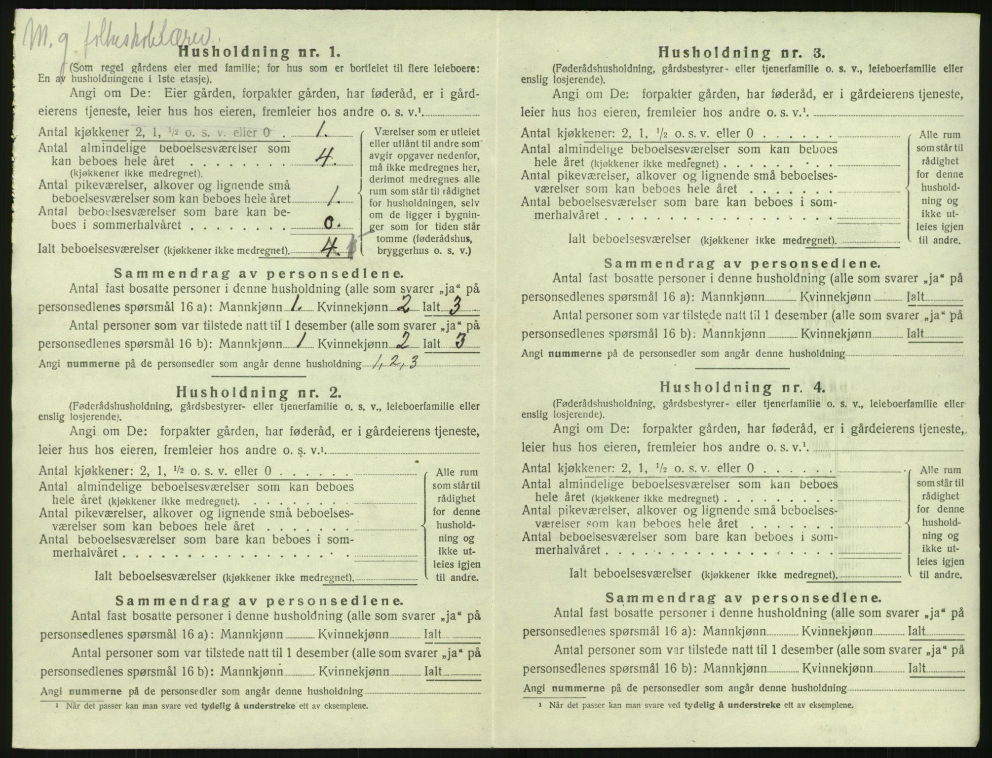 SAK, 1920 census for Søndeled, 1920, p. 398