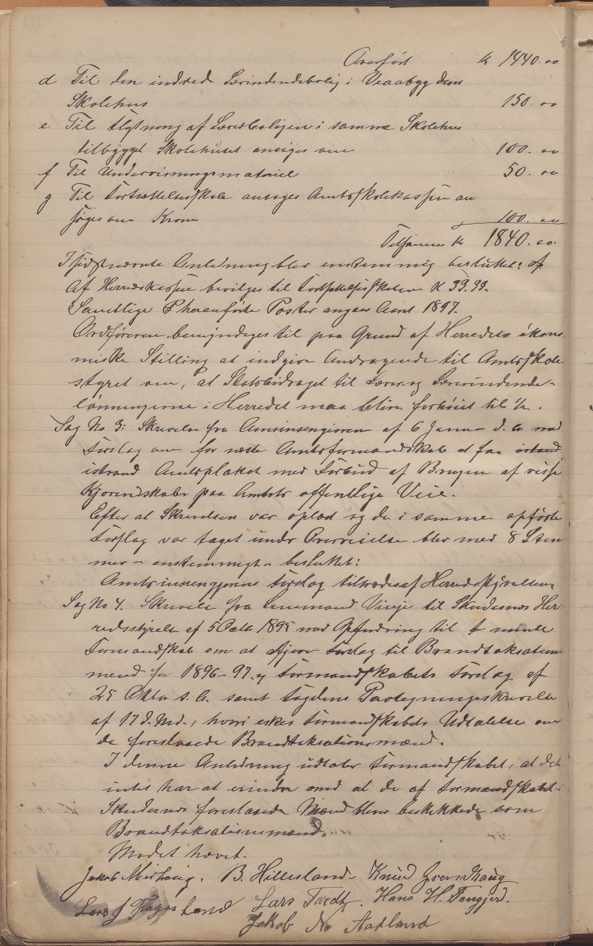 Åkra kommune - Formannskapet, IKAR/K-101275/A/Aa/L0001: Møtebok, 1892-1918, p. 31b