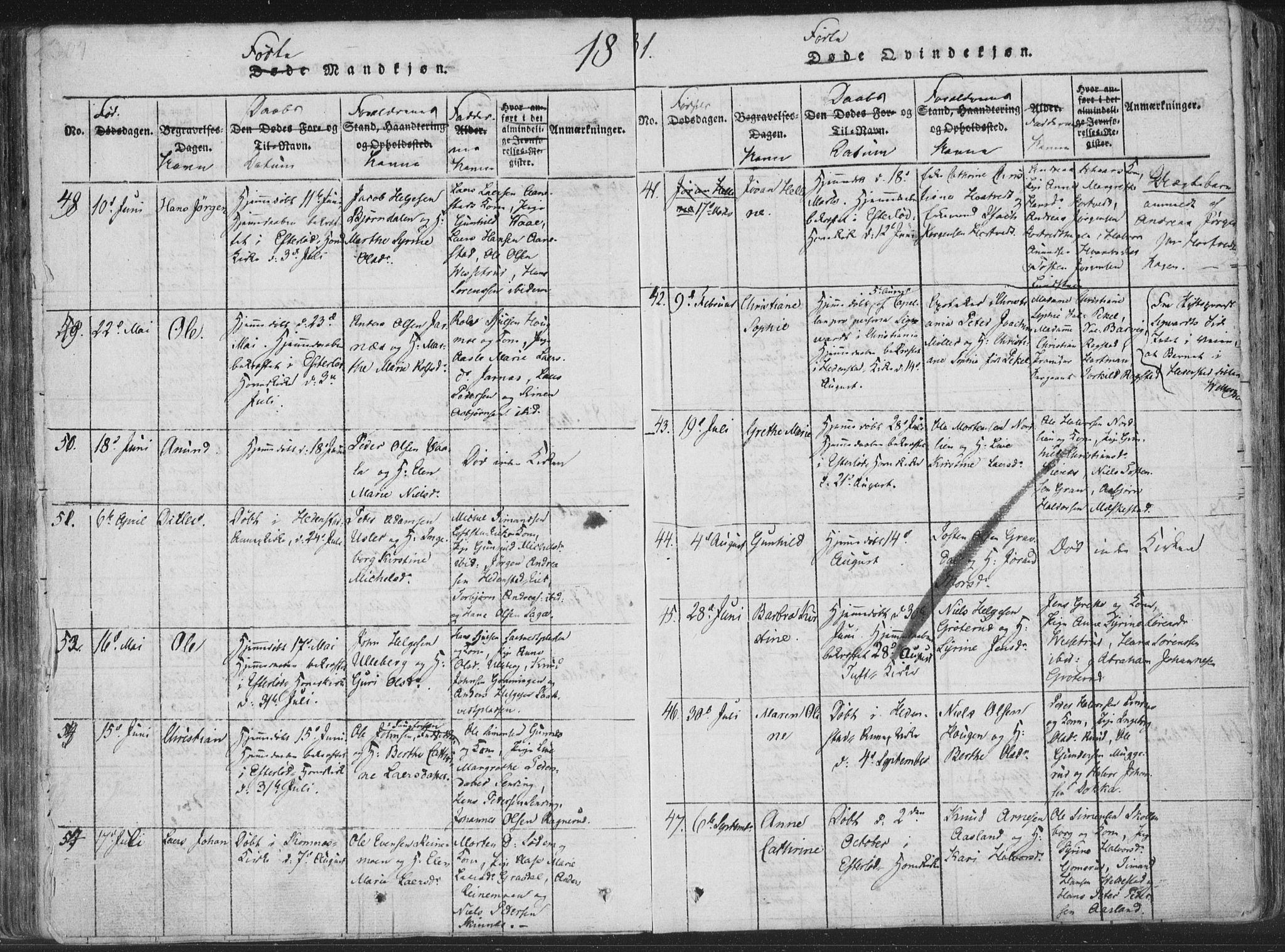 Sandsvær kirkebøker, SAKO/A-244/F/Fa/L0004: Parish register (official) no. I 4, 1817-1839, p. 304-305