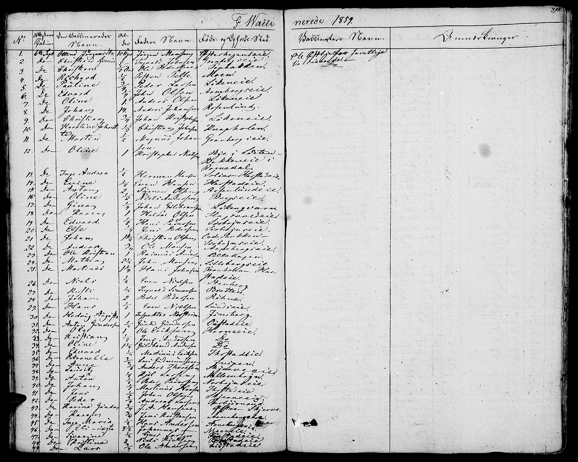 Romedal prestekontor, SAH/PREST-004/K/L0003: Parish register (official) no. 3, 1829-1846, p. 398