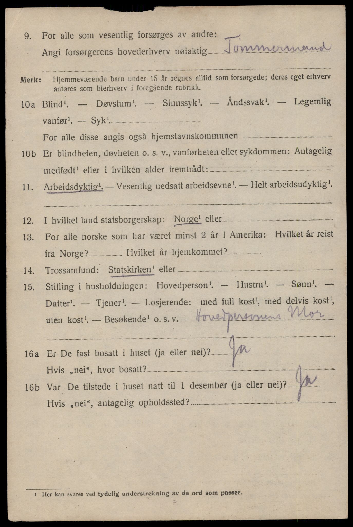 SAST, 1920 census for Haugesund, 1920, p. 14346