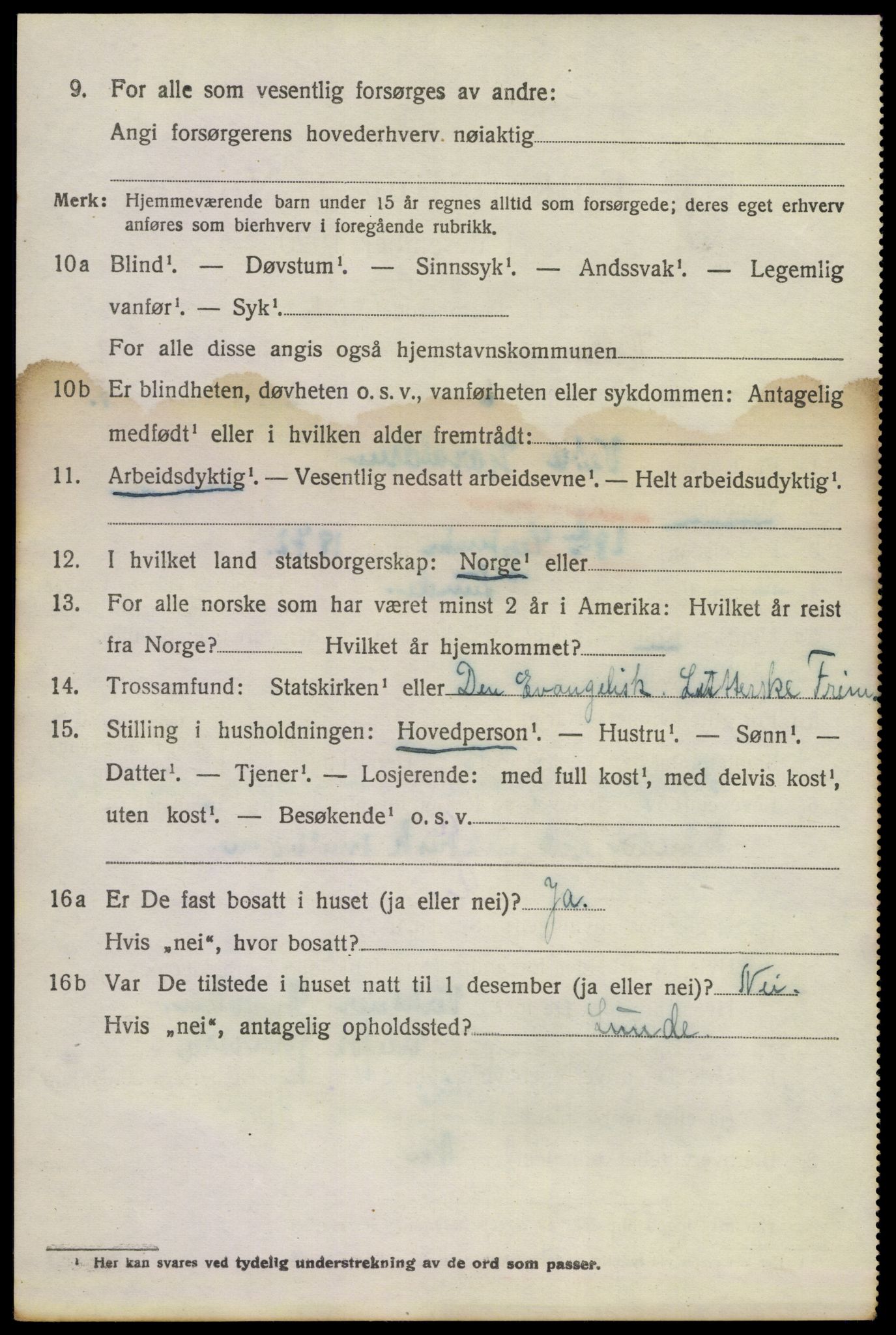 SAKO, 1920 census for Holla, 1920, p. 1396