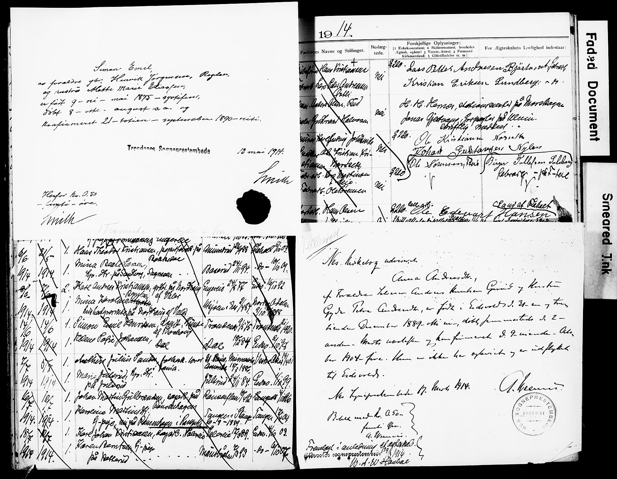 Eidsvoll prestekontor Kirkebøker, AV/SAO-A-10888/H/Ha/L0004: Banns register no. 4, 1907-1921