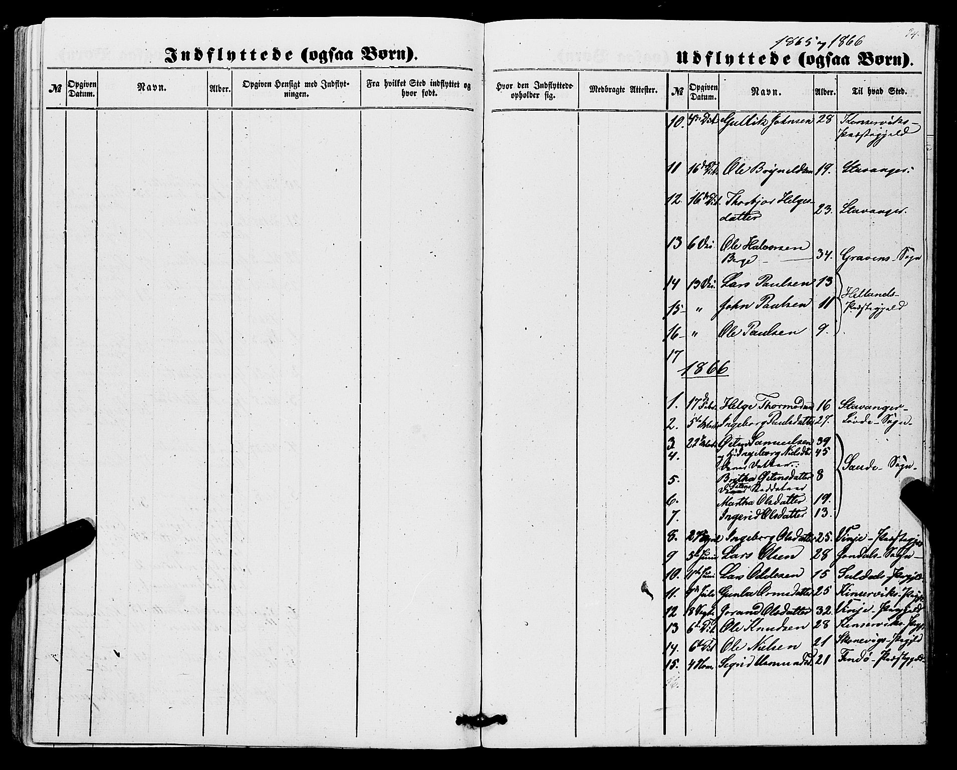 Røldal sokneprestembete, AV/SAB-A-100247: Parish register (official) no. A 3, 1856-1870, p. 94