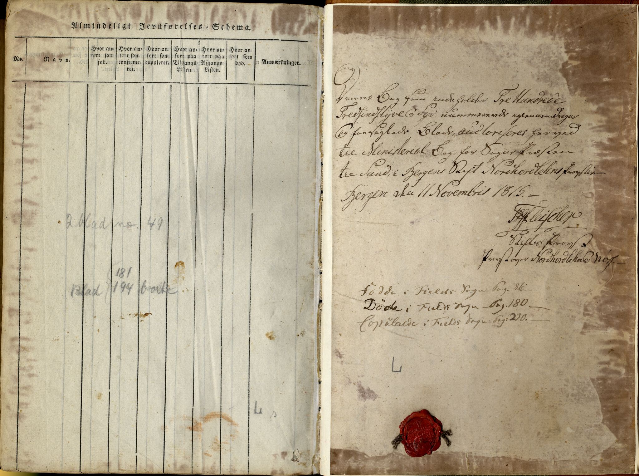 Sund sokneprestembete, SAB/A-99930: Parish register (official) no. A 11, 1814-1825