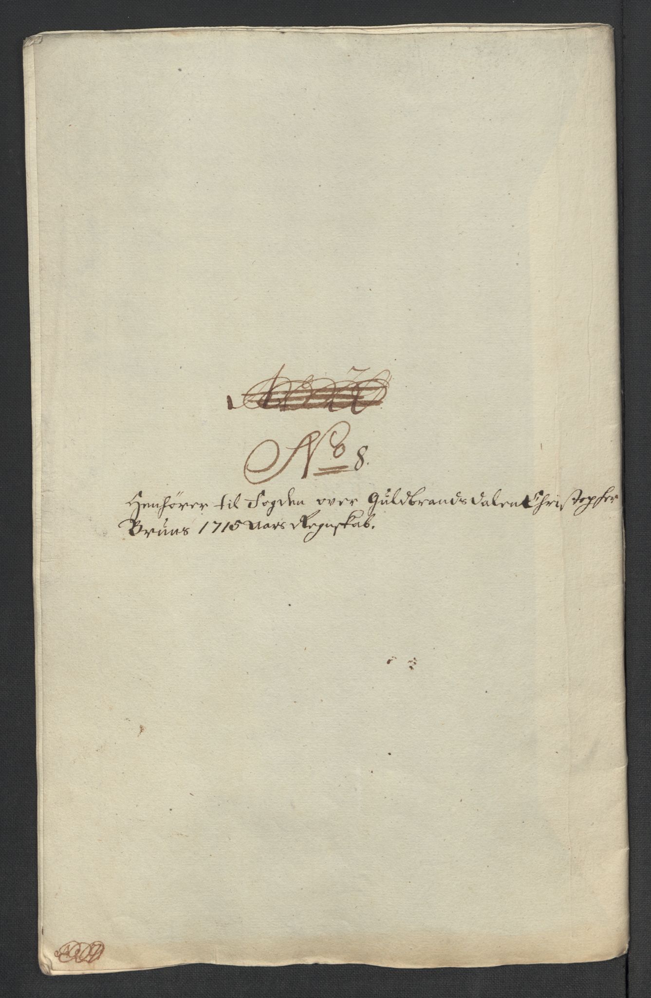 Rentekammeret inntil 1814, Reviderte regnskaper, Fogderegnskap, AV/RA-EA-4092/R17/L1184: Fogderegnskap Gudbrandsdal, 1715, p. 123