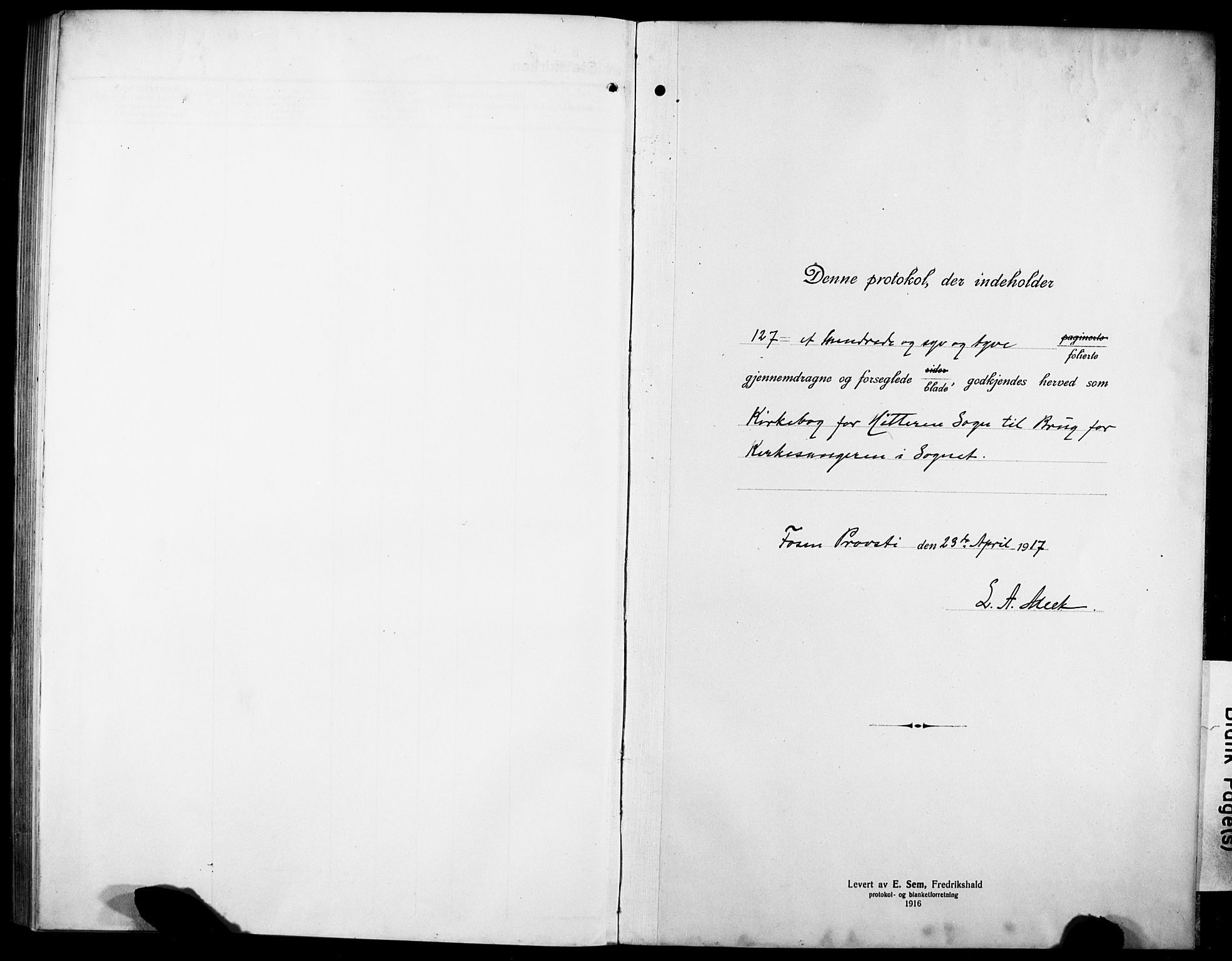 Ministerialprotokoller, klokkerbøker og fødselsregistre - Sør-Trøndelag, SAT/A-1456/634/L0543: Parish register (copy) no. 634C05, 1917-1928