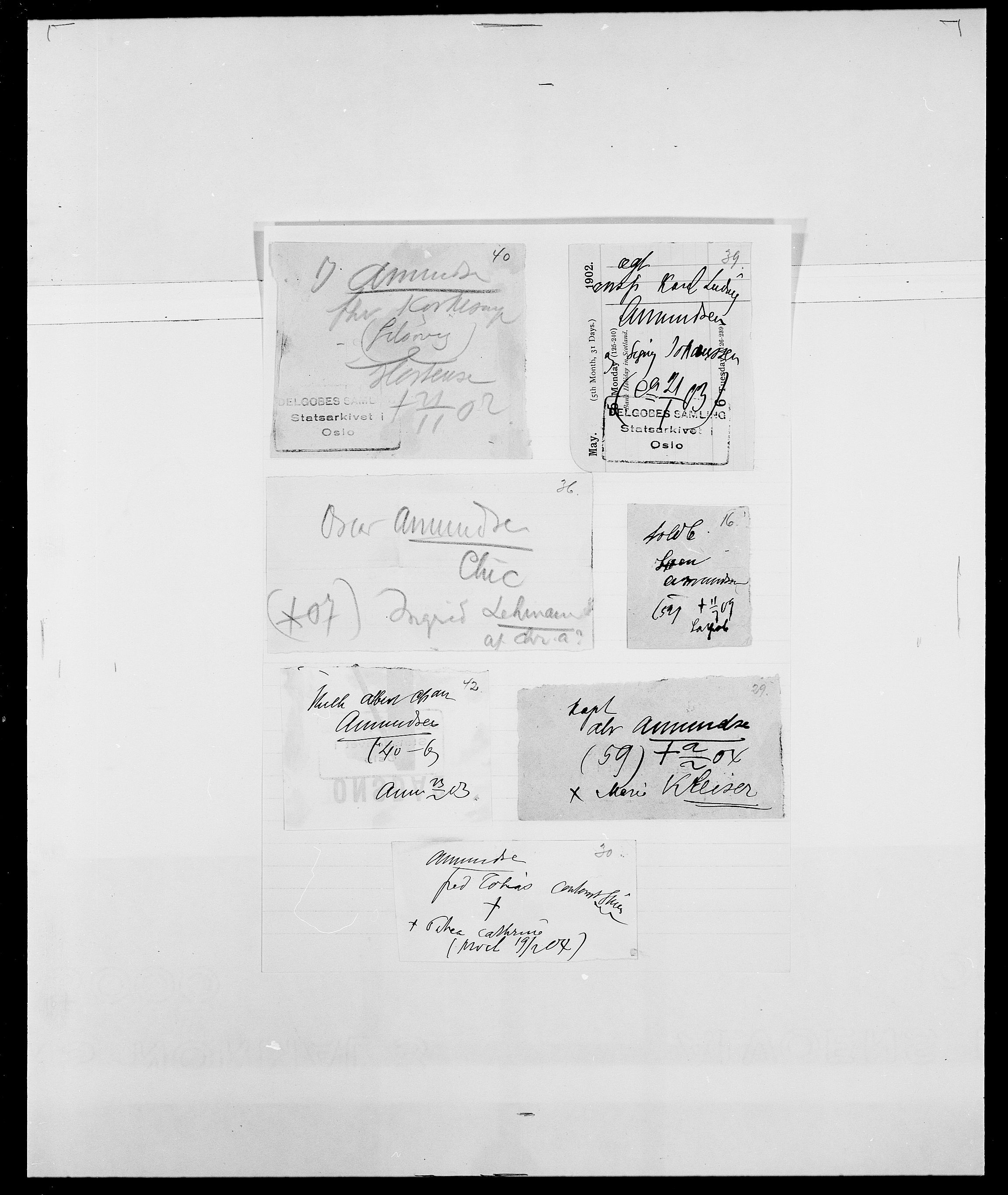 Delgobe, Charles Antoine - samling, AV/SAO-PAO-0038/D/Da/L0002: Anker, Ancher - Bauner, p. 3