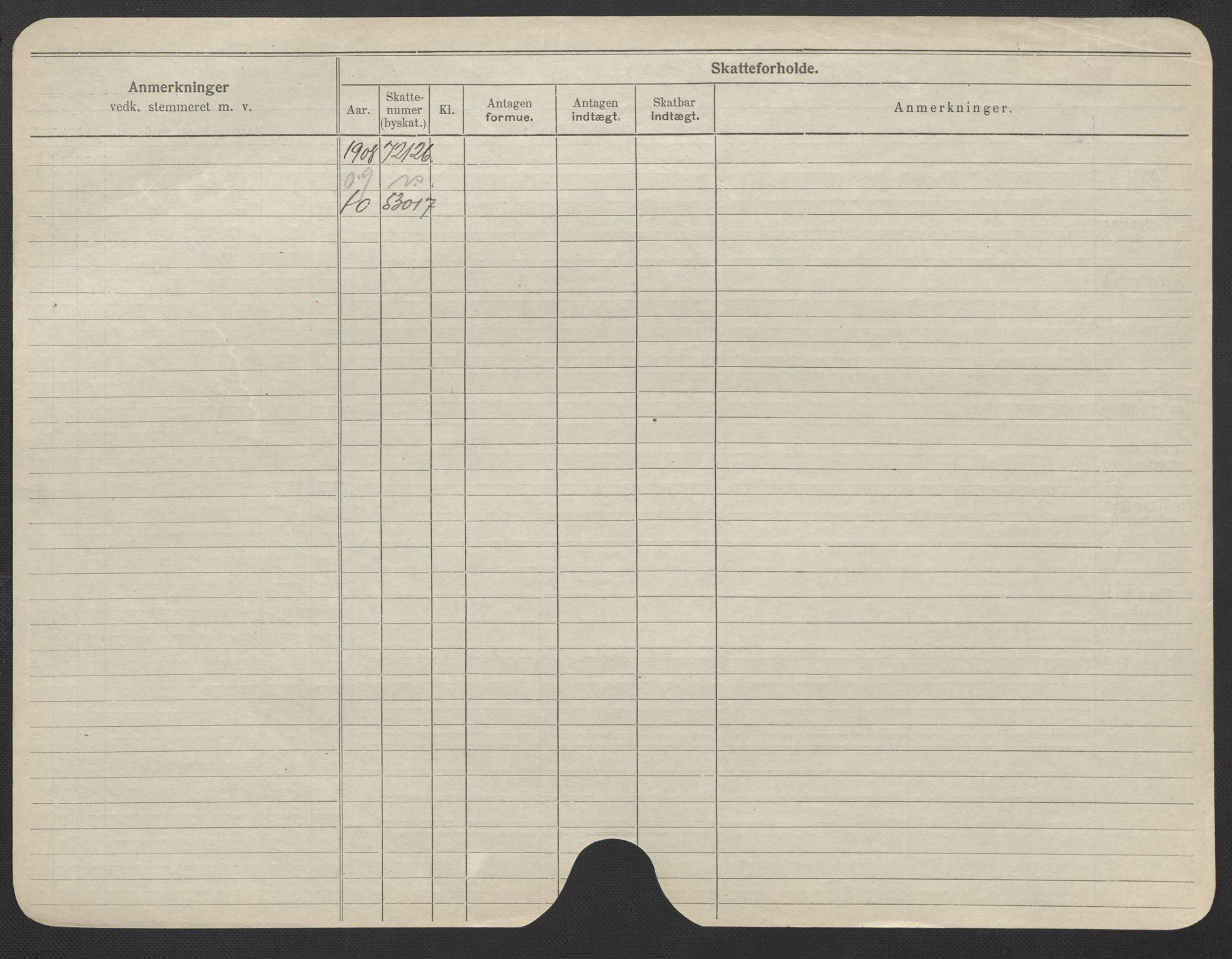 Oslo folkeregister, Registerkort, AV/SAO-A-11715/F/Fa/Fac/L0022: Kvinner, 1906-1914, p. 481b