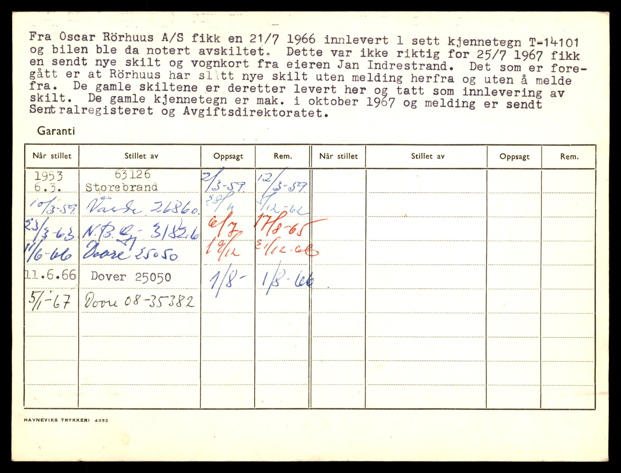 Møre og Romsdal vegkontor - Ålesund trafikkstasjon, AV/SAT-A-4099/F/Fe/L0043: Registreringskort for kjøretøy T 14080 - T 14204, 1927-1998, p. 546