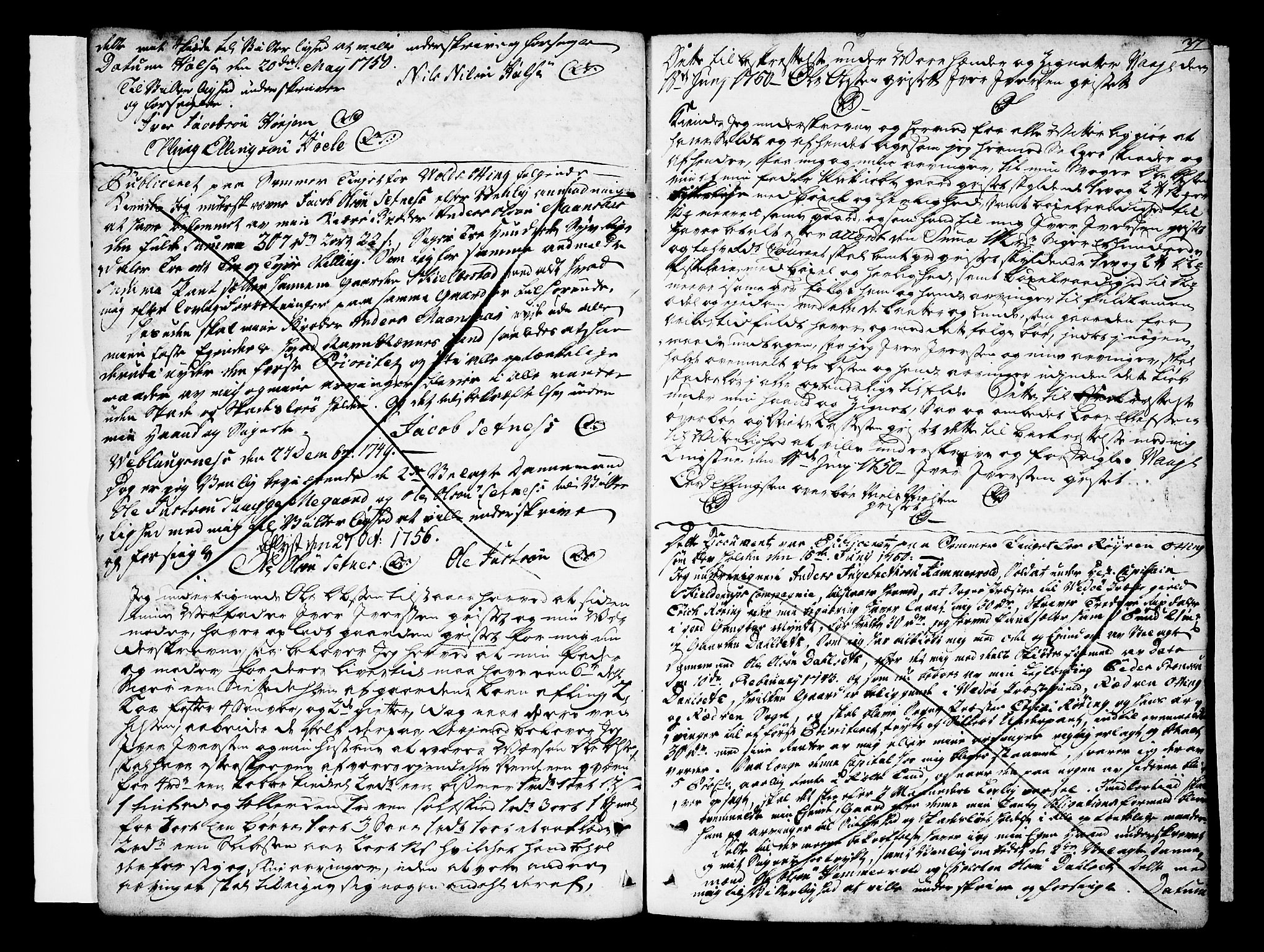 Romsdal sorenskriveri, SAT/A-4149/1/2/2C/L0003: Mortgage book no. 3, 1747-1767, p. 37