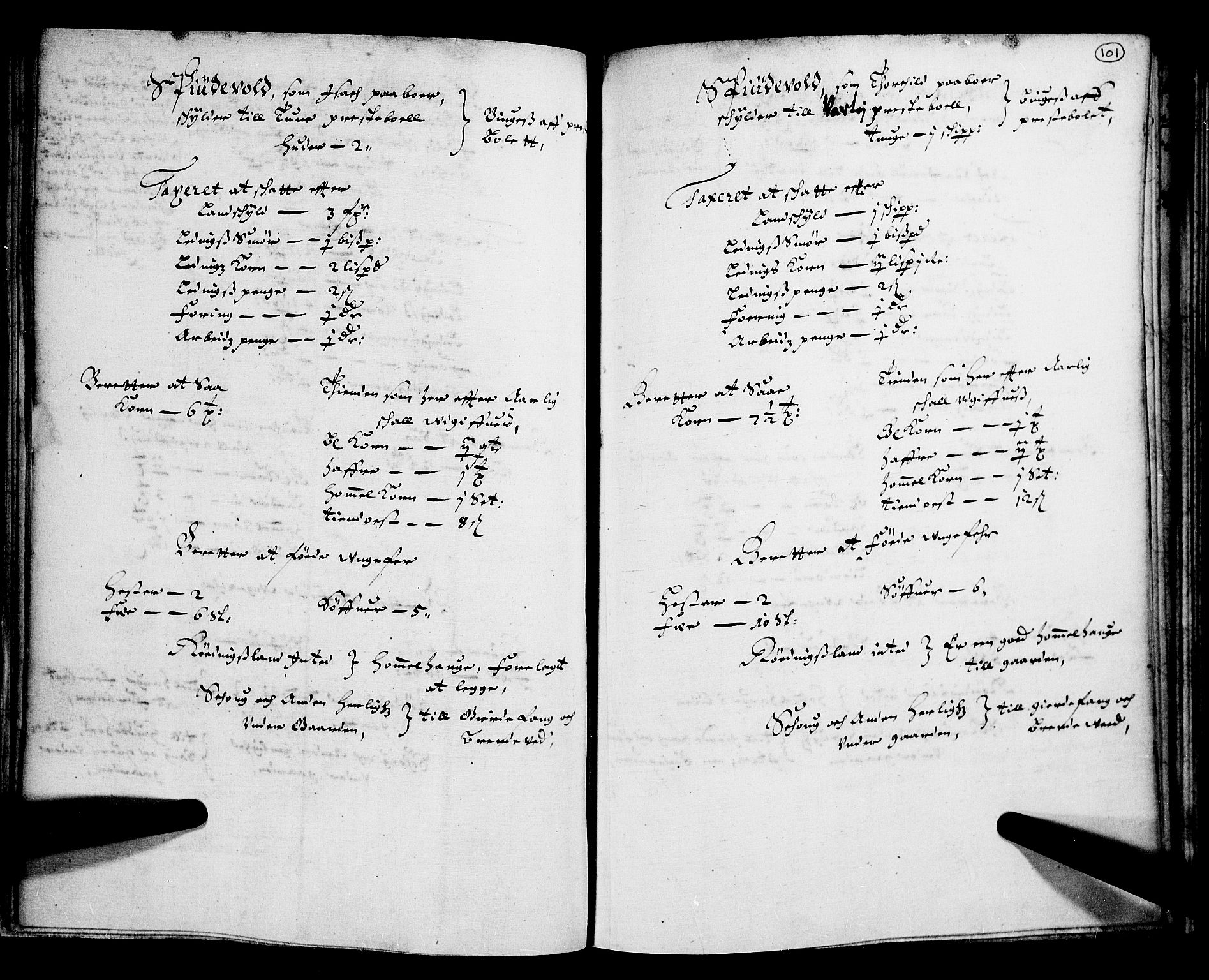 Rentekammeret inntil 1814, Realistisk ordnet avdeling, AV/RA-EA-4070/N/Nb/Nba/L0004: Tune, Veme, Åbygge og Hvaler, 1. del, 1667, p. 100b-101a