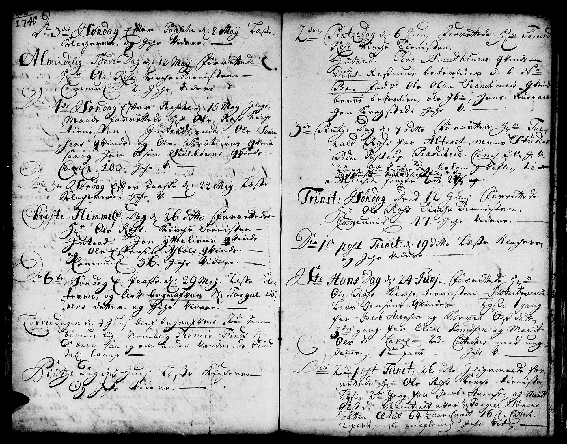 Ministerialprotokoller, klokkerbøker og fødselsregistre - Sør-Trøndelag, AV/SAT-A-1456/671/L0839: Parish register (official) no. 671A01, 1730-1755, p. 206-207