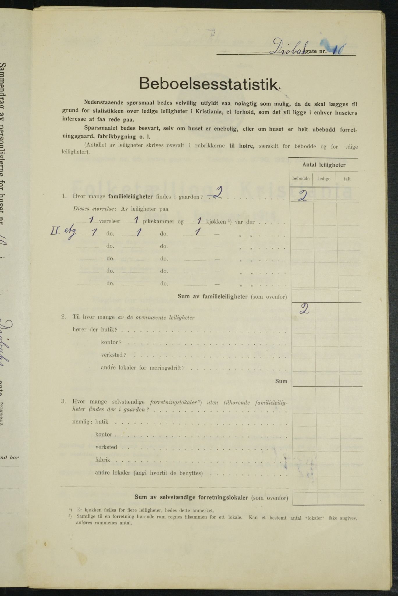 OBA, Municipal Census 1914 for Kristiania, 1914, p. 17597