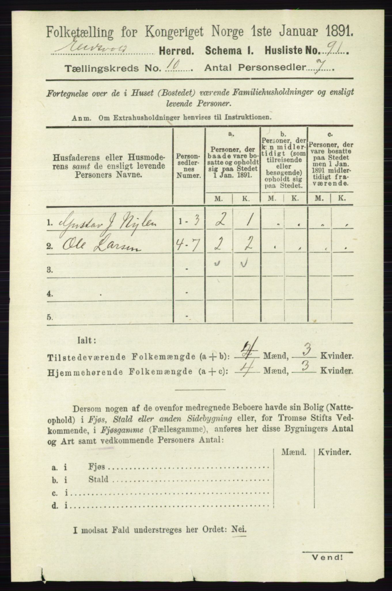 RA, 1891 census for 0237 Eidsvoll, 1891, p. 6770