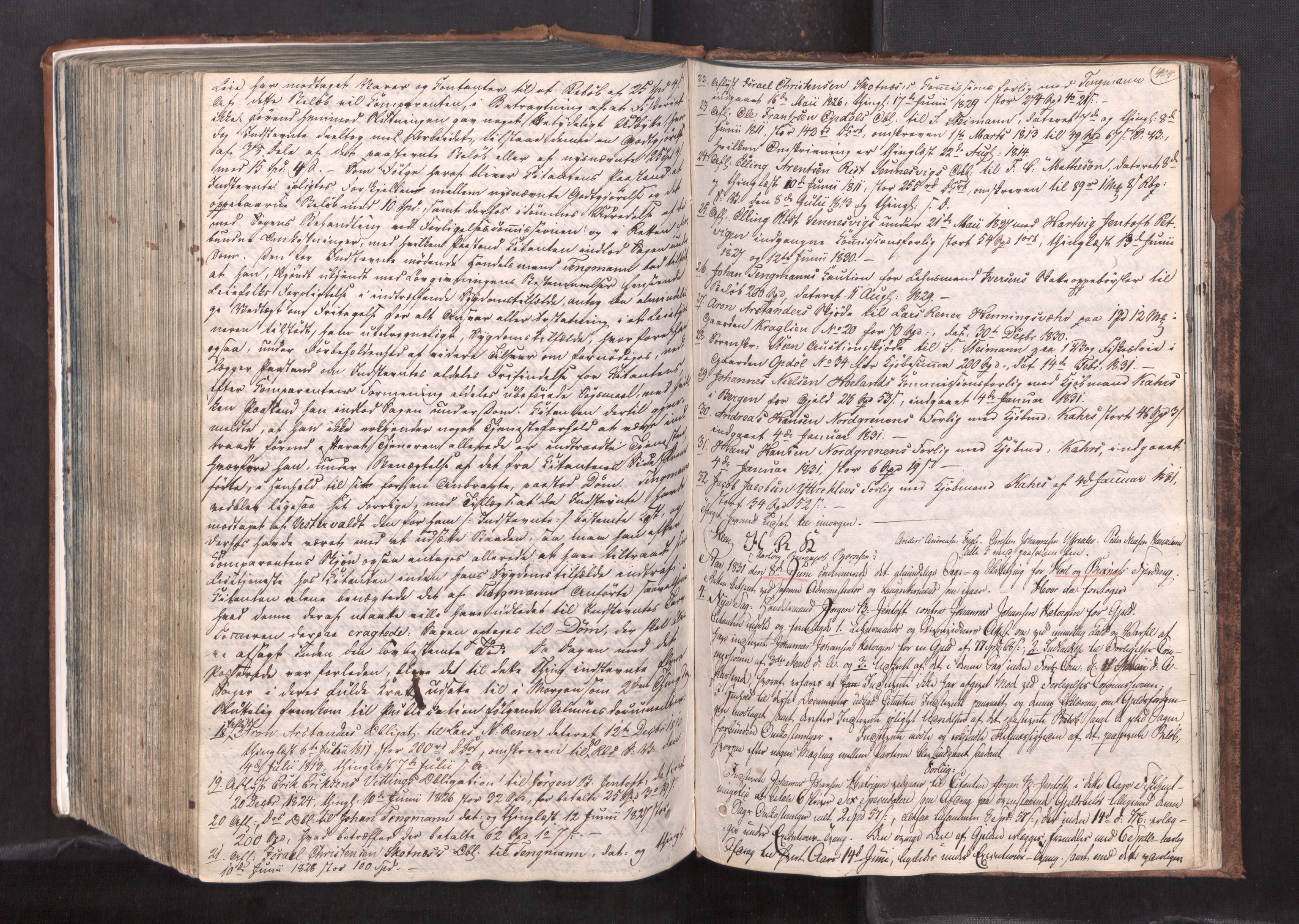Vesterålen sorenskriveri, AV/SAT-A-4180/1/1/1A/L0018: Tingbok, 1820-1832, p. 403b-404a