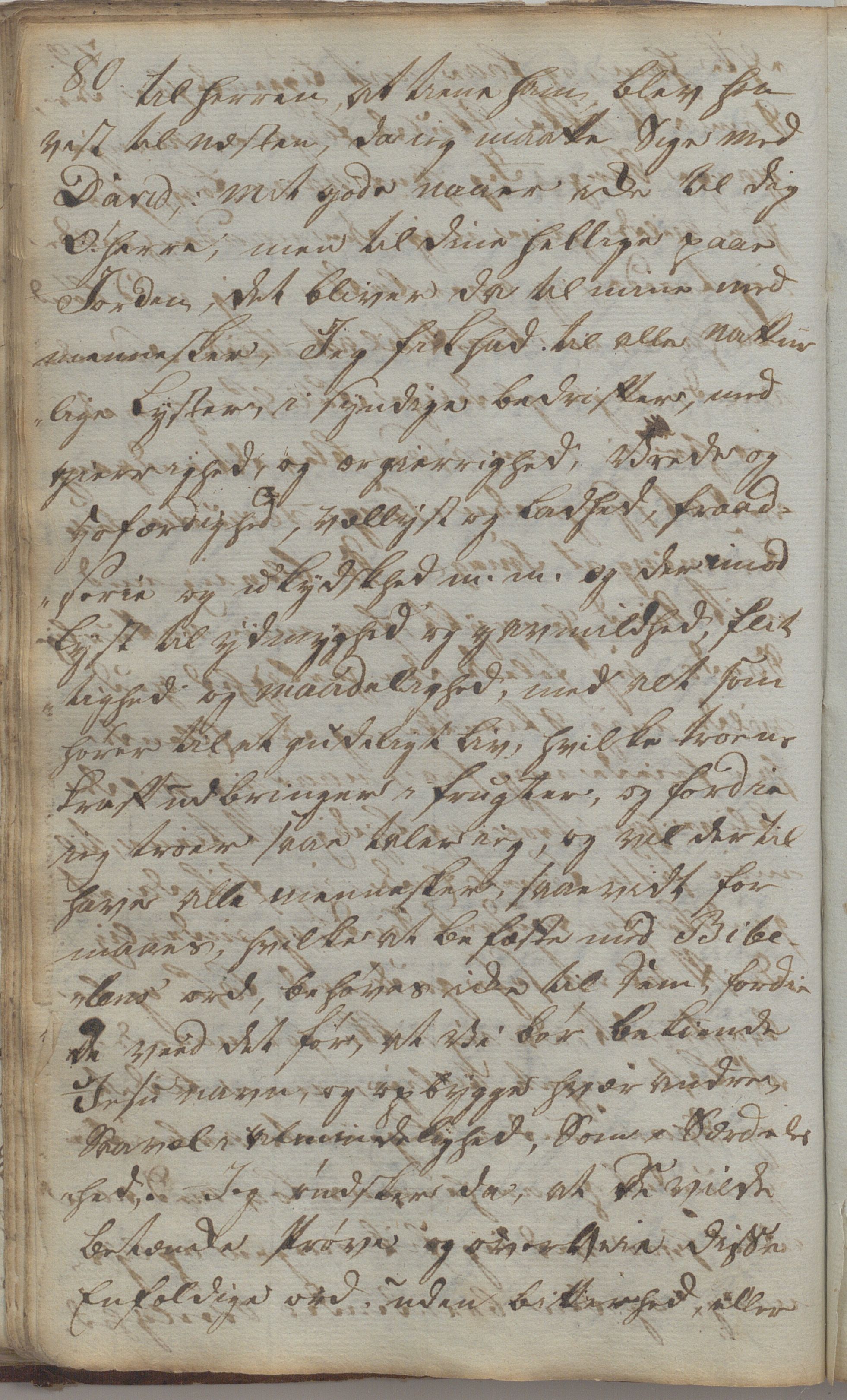 Heggtveitsamlingen, TMF/A-1007/H/L0047/0007: Kopibøker, brev etc.  / "Kopsland", 1800-1850, p. 80