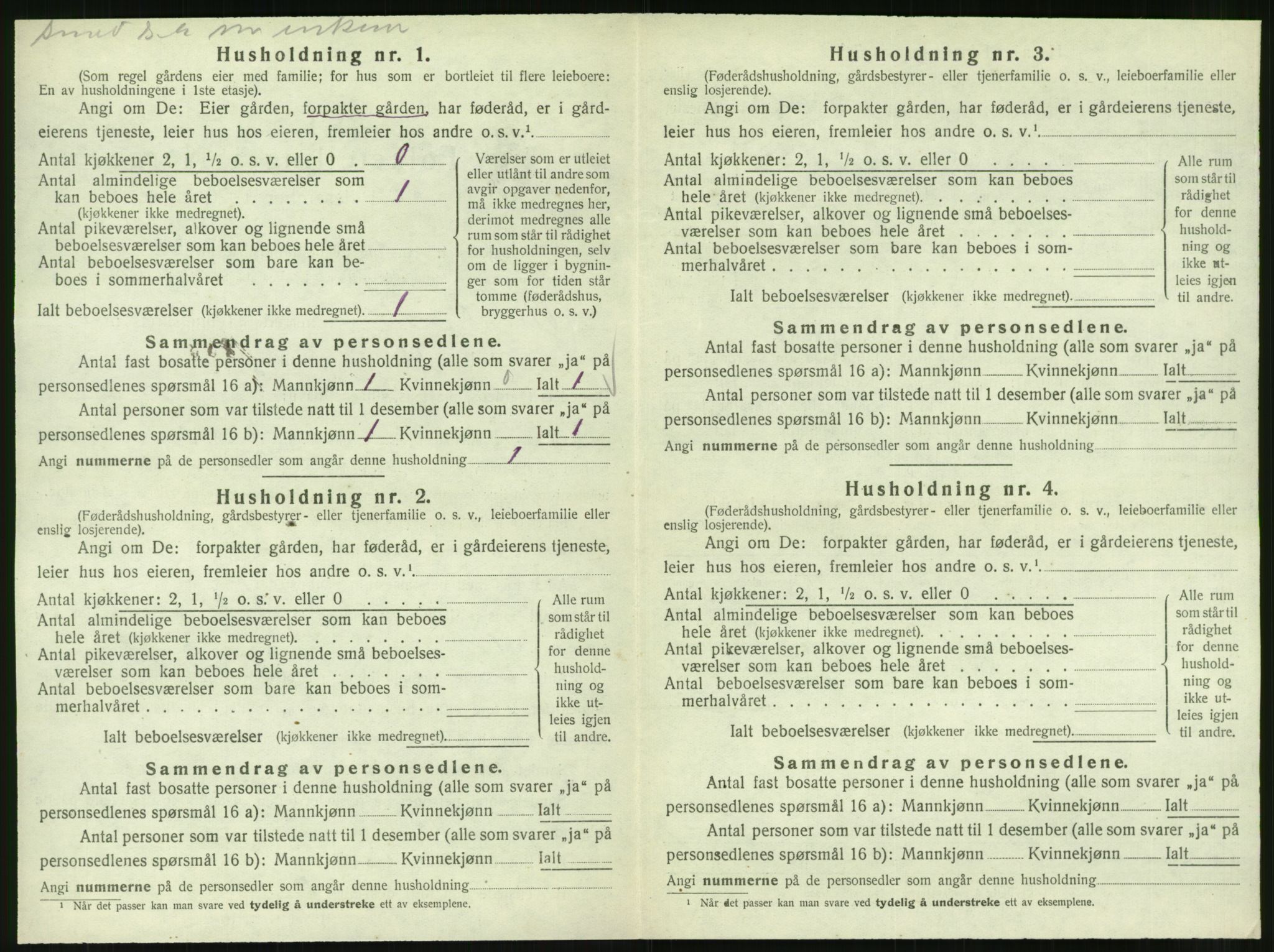 SAT, 1920 census for Vik, 1920, p. 762