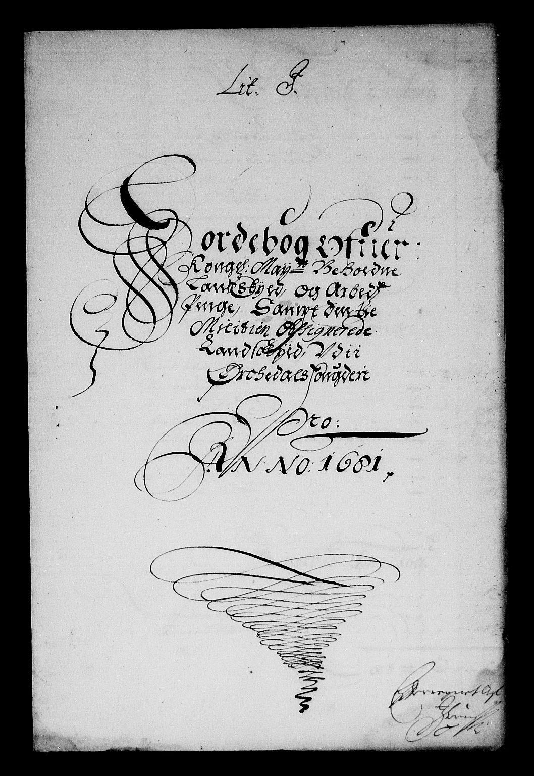 Rentekammeret inntil 1814, Reviderte regnskaper, Stiftamtstueregnskaper, Trondheim stiftamt og Nordland amt, AV/RA-EA-6044/R/Rf/L0064: Trondheim stiftamt, 1681