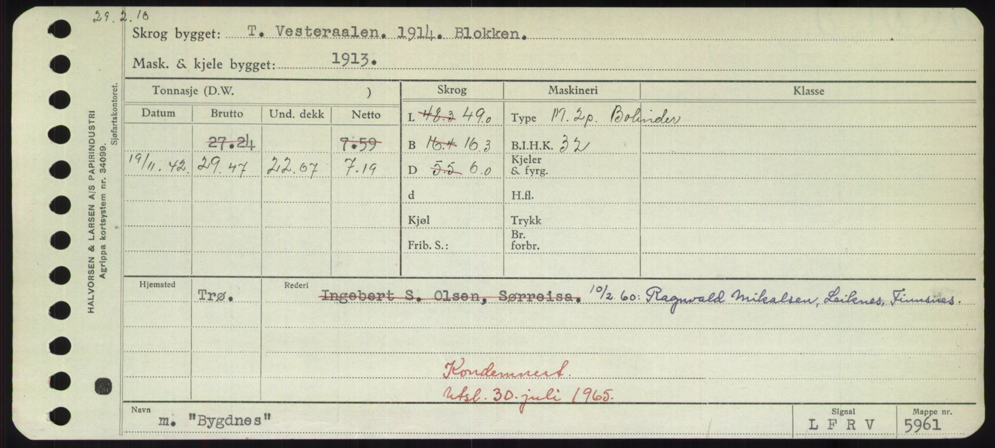 Sjøfartsdirektoratet med forløpere, Skipsmålingen, AV/RA-S-1627/H/Hd/L0005: Fartøy, Br-Byg, p. 681