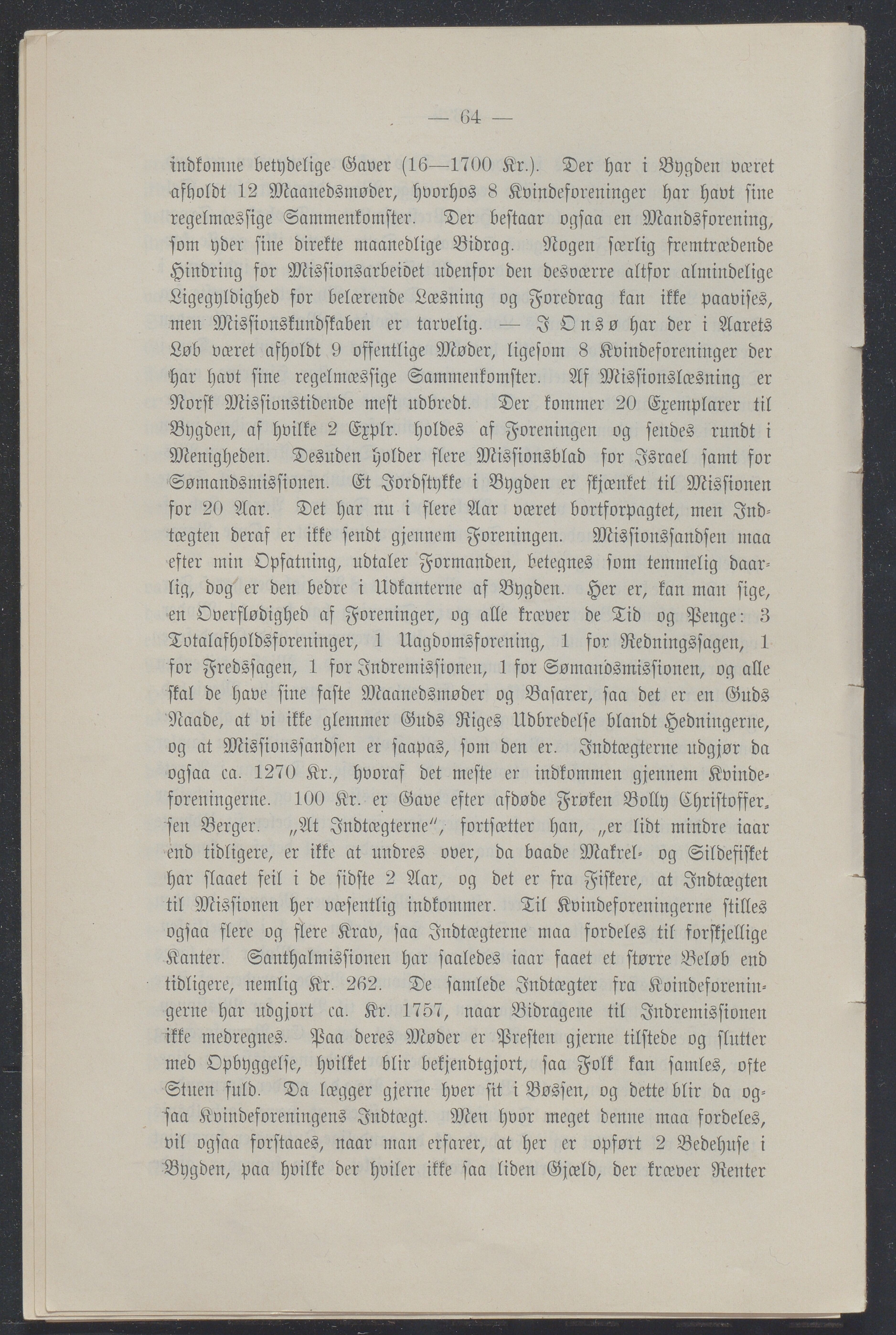 Det Norske Misjonsselskap - hovedadministrasjonen, VID/MA-A-1045/D/Db/Dba/L0339/0009: Beretninger, Bøker, Skrifter o.l   / Årsberetninger. Heftet. 56. , 1898, p. 64