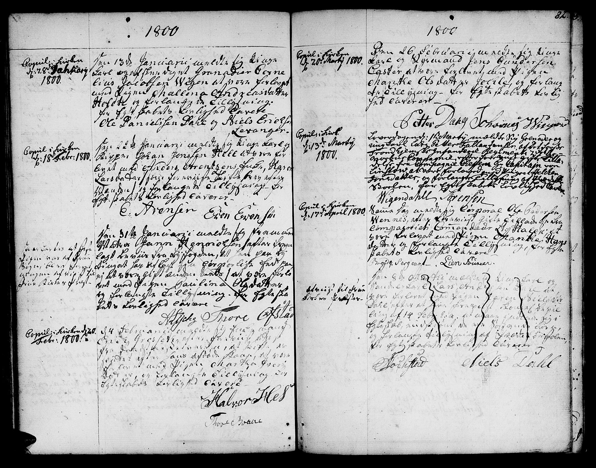 Ministerialprotokoller, klokkerbøker og fødselsregistre - Sør-Trøndelag, SAT/A-1456/601/L0041: Parish register (official) no. 601A09, 1784-1801, p. 82