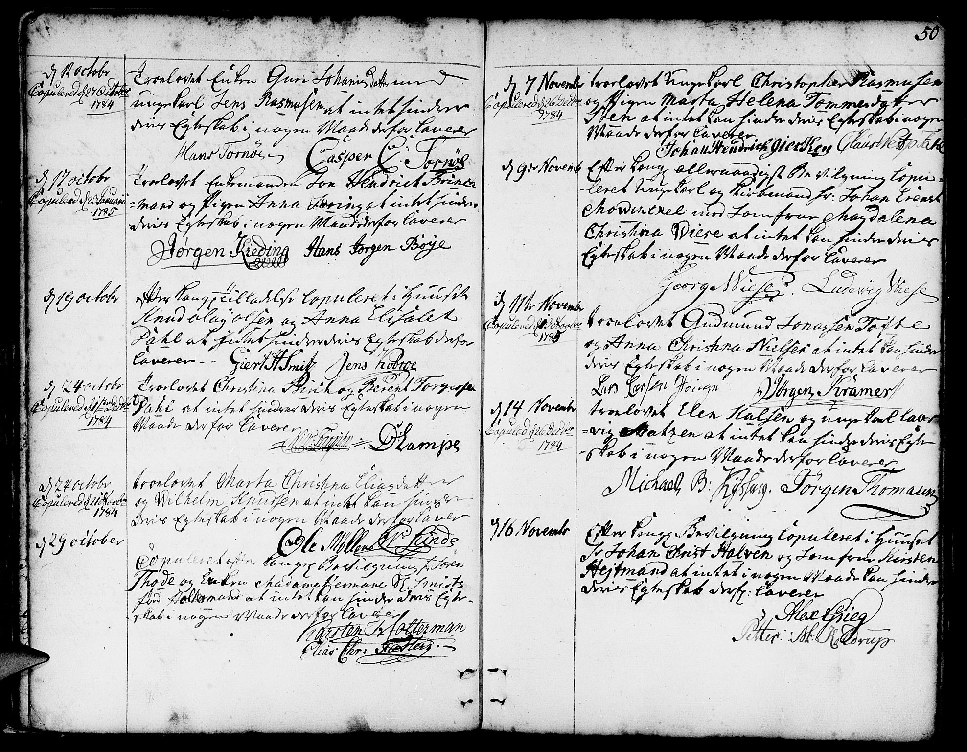 Nykirken Sokneprestembete, SAB/A-77101/H/Haa/L0008: Parish register (official) no. A 8, 1776-1814, p. 50