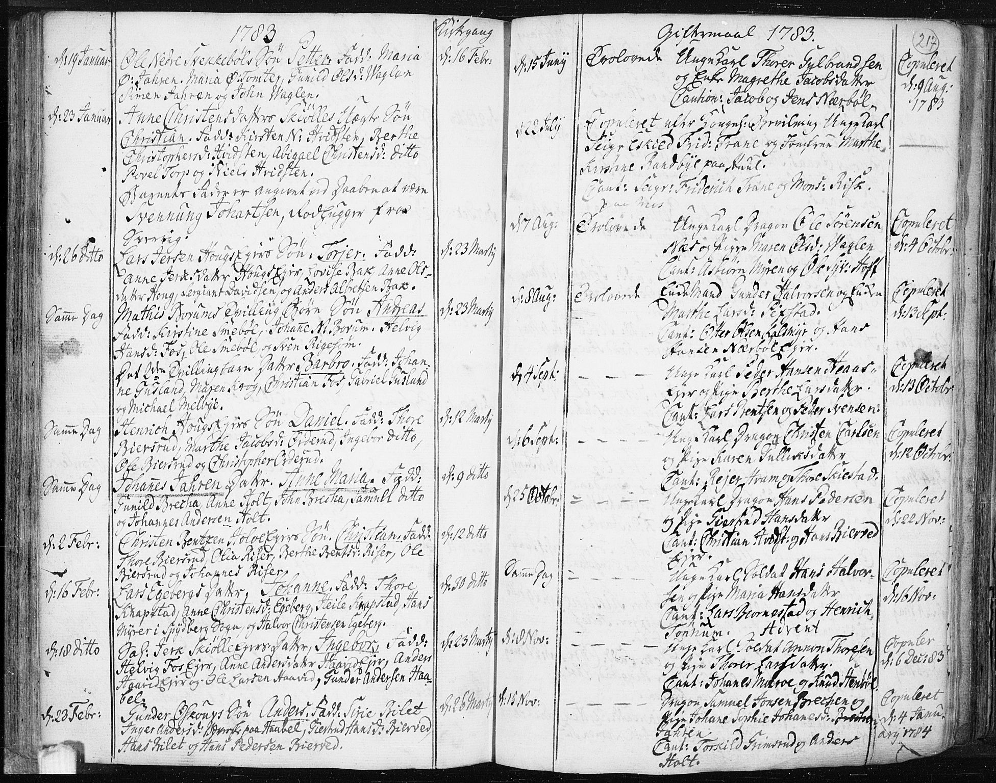 Hobøl prestekontor Kirkebøker, AV/SAO-A-2002/F/Fa/L0001: Parish register (official) no. I 1, 1733-1814, p. 217