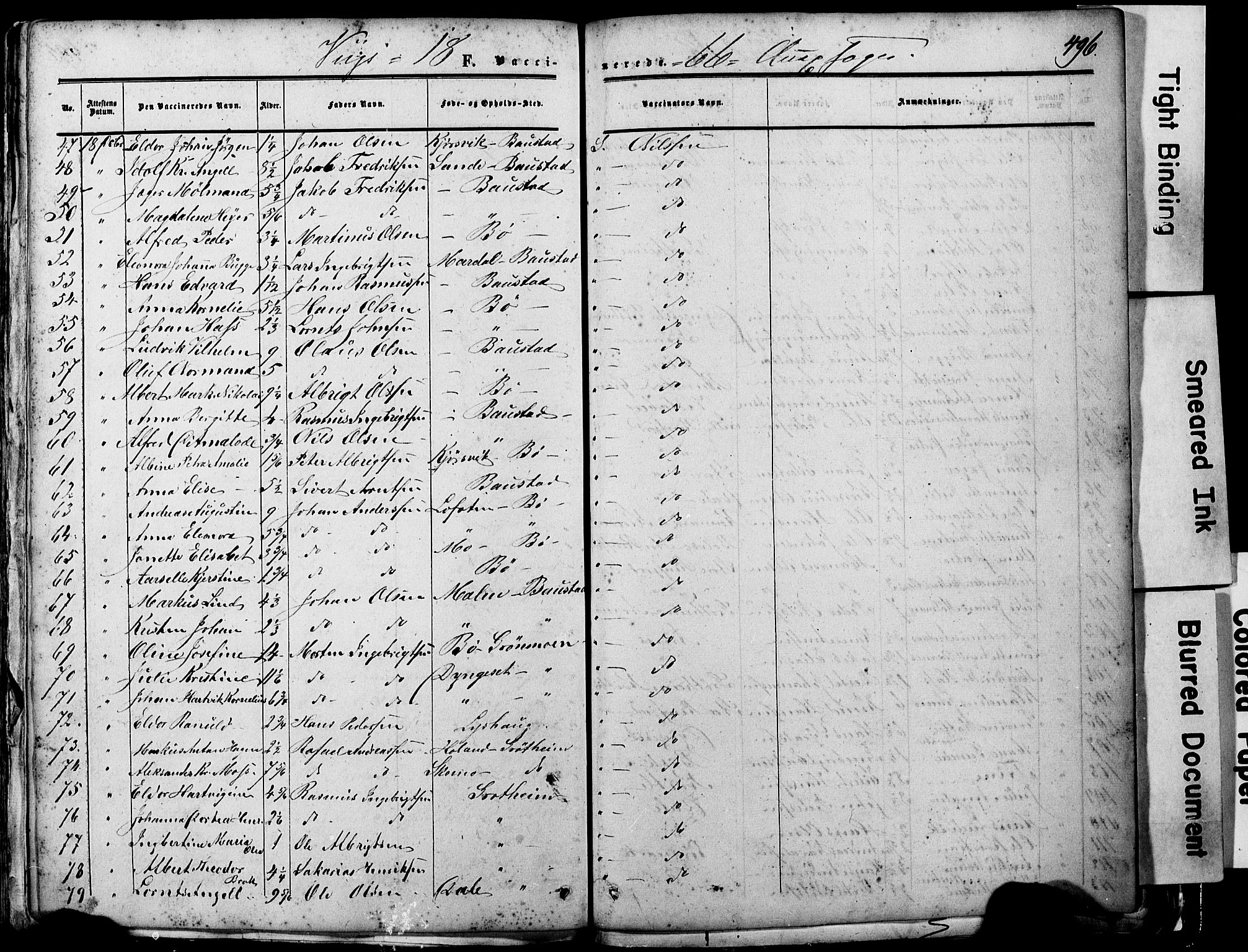 Ministerialprotokoller, klokkerbøker og fødselsregistre - Nordland, AV/SAT-A-1459/812/L0176: Parish register (official) no. 812A05, 1834-1874, p. 496