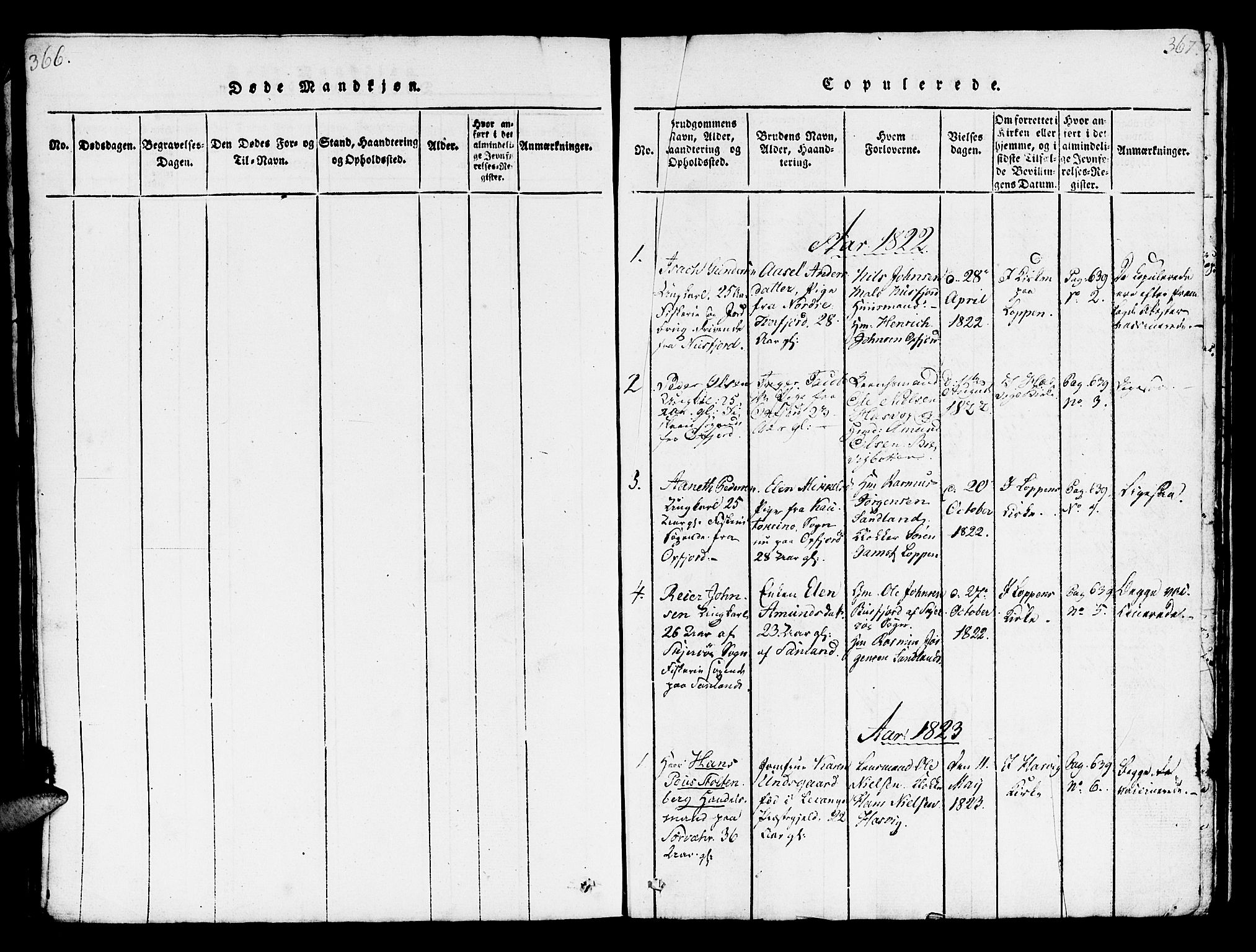 Loppa sokneprestkontor, AV/SATØ-S-1339/H/Hb/L0001klokker: Parish register (copy) no. 1, 1820-1849, p. 367