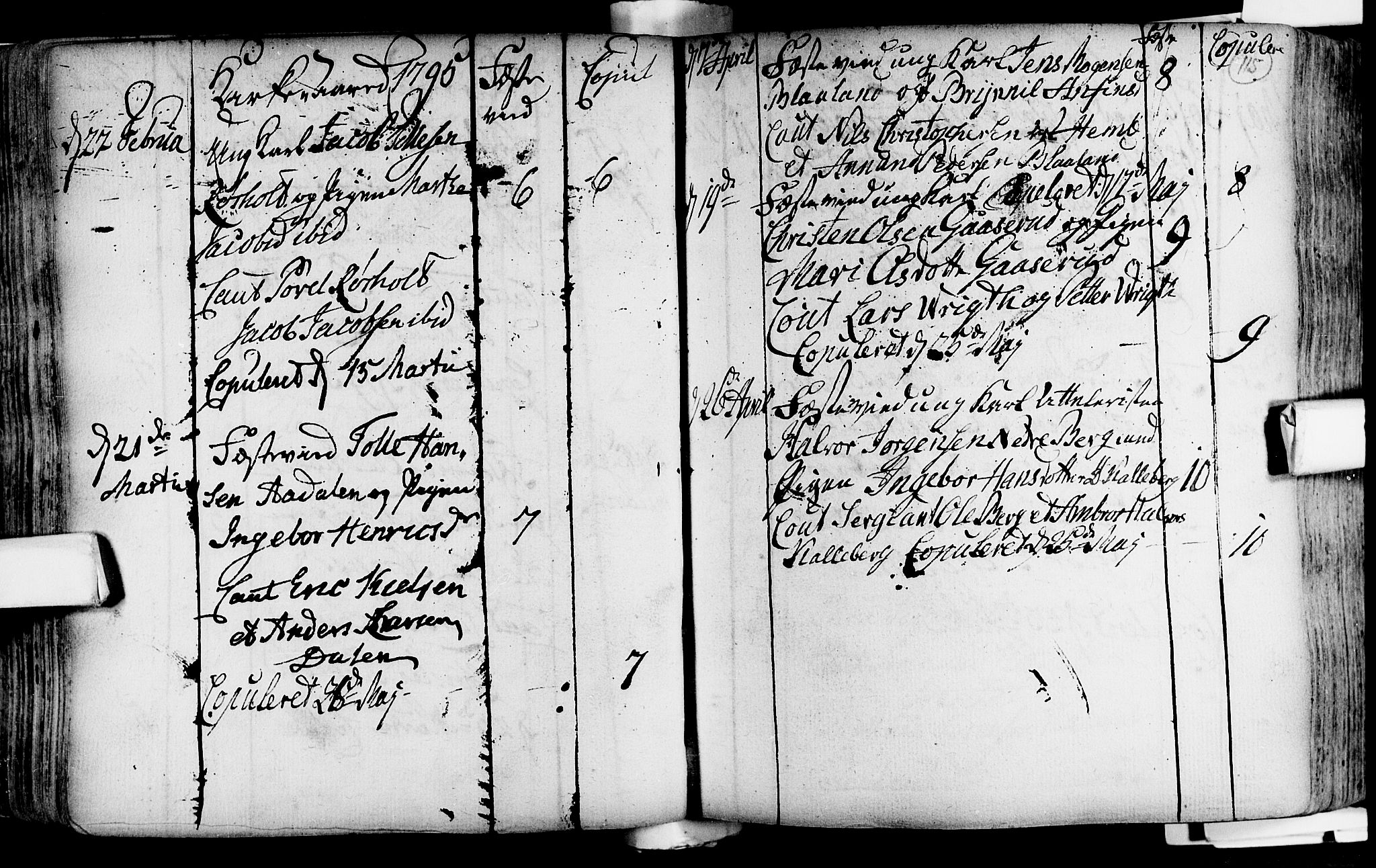 Lardal kirkebøker, AV/SAKO-A-350/F/Fa/L0004: Parish register (official) no. i 4, 1733-1815, p. 115