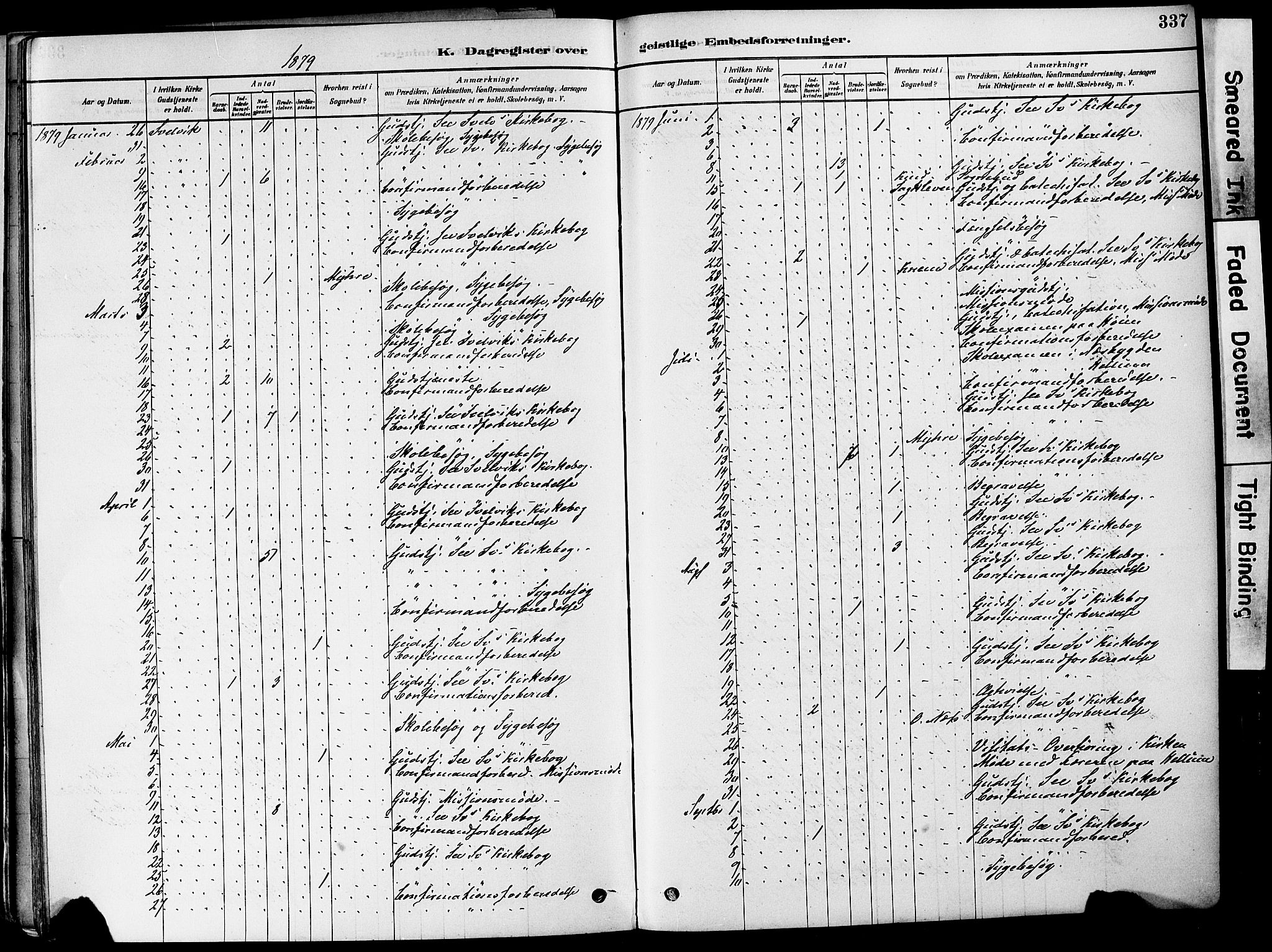 Strømm kirkebøker, AV/SAKO-A-322/F/Fa/L0004: Parish register (official) no. I 4, 1878-1899, p. 337