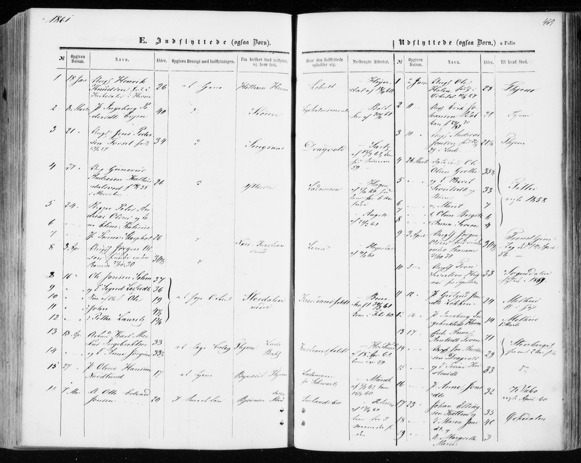 Ministerialprotokoller, klokkerbøker og fødselsregistre - Sør-Trøndelag, SAT/A-1456/606/L0292: Parish register (official) no. 606A07, 1856-1865, p. 469