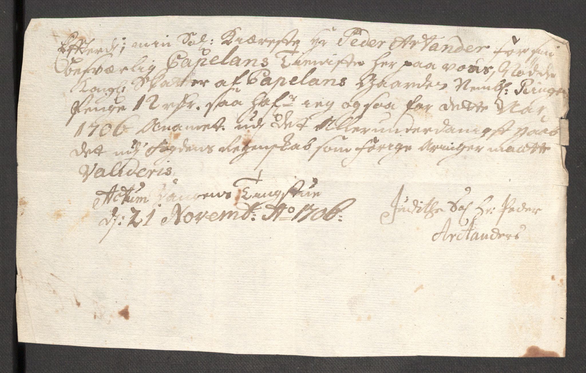 Rentekammeret inntil 1814, Reviderte regnskaper, Fogderegnskap, RA/EA-4092/R51/L3188: Fogderegnskap Nordhordland og Voss, 1706-1707, p. 64