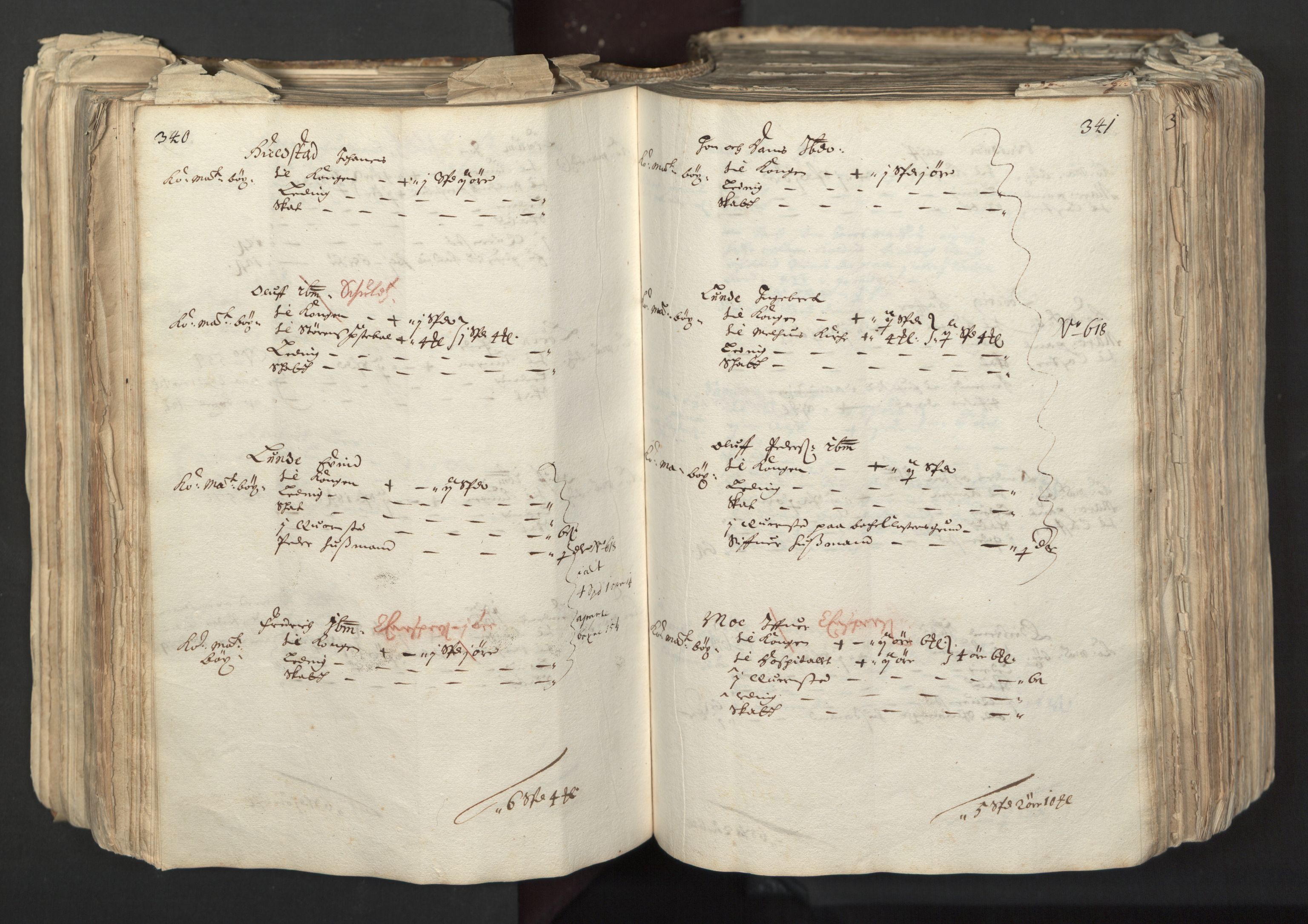 Rentekammeret inntil 1814, Realistisk ordnet avdeling, RA/EA-4070/L/L0027: Trondheim lagdømme:, 1661, p. 340-341