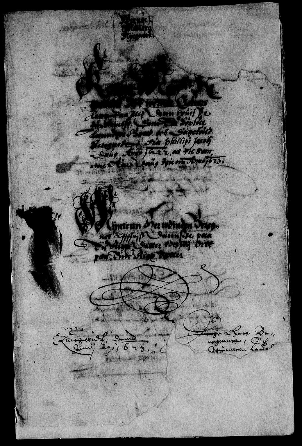 Rentekammeret inntil 1814, Reviderte regnskaper, Lensregnskaper, AV/RA-EA-5023/R/Rb/Rbg/L0002: Verne kloster len, 1619-1630
