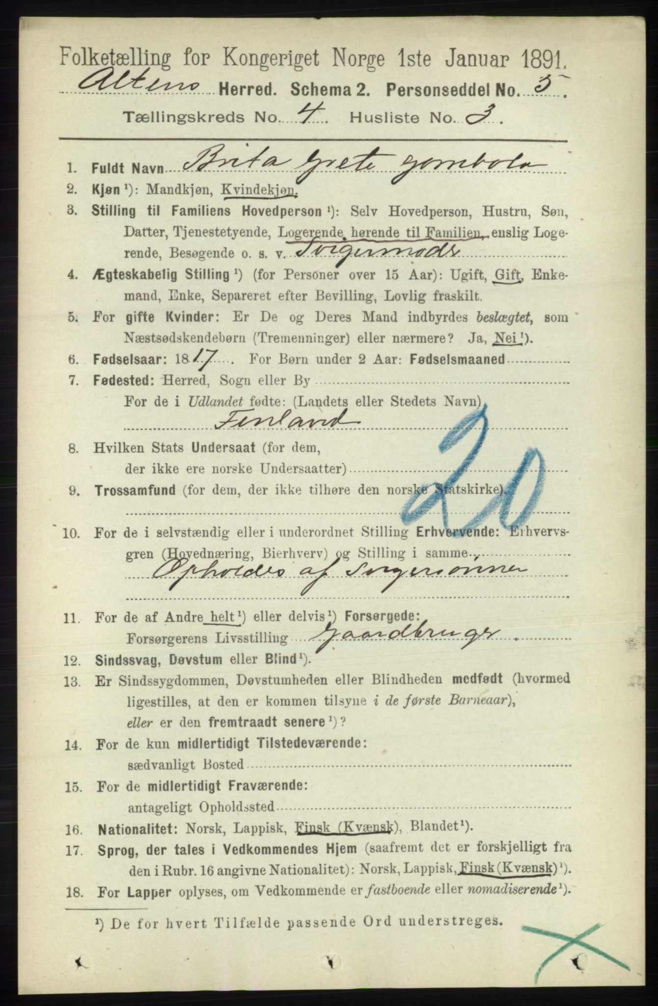 RA, 1891 census for 2012 Alta, 1891, p. 1375