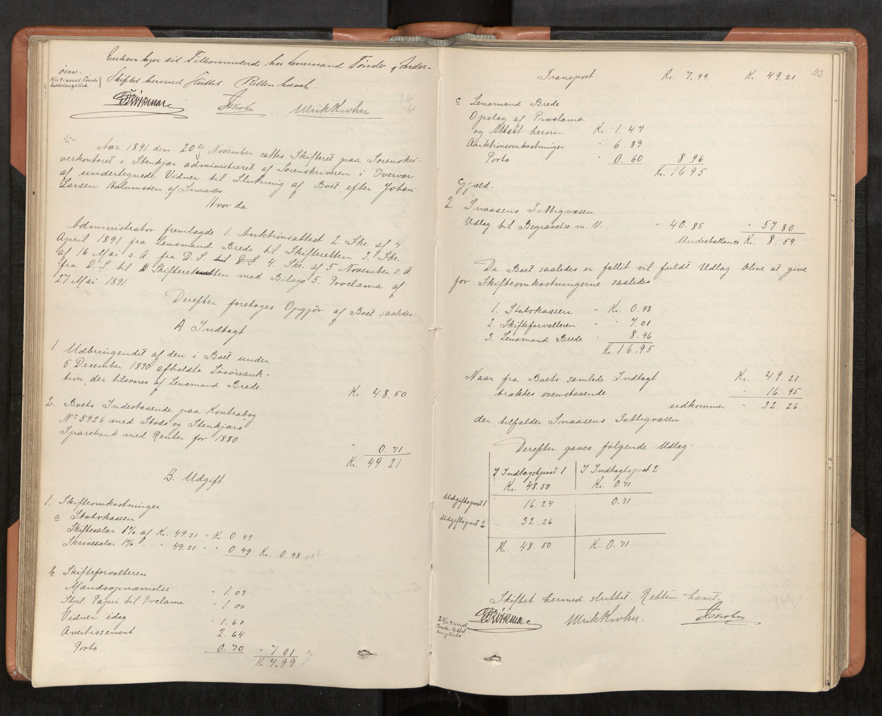 Inderøy sorenskriveri, AV/SAT-A-4147/1/3/3A/L0029: Skifteslutningsprotokoll 4, 1889-1895, p. 112
