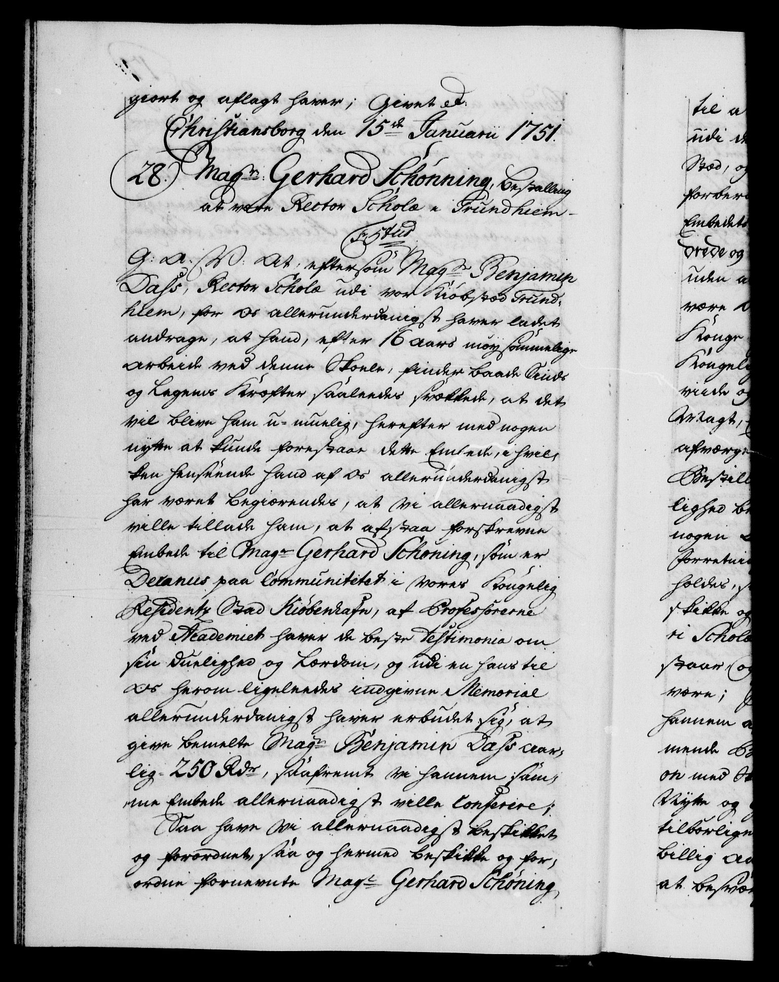 Danske Kanselli 1572-1799, AV/RA-EA-3023/F/Fc/Fca/Fcaa/L0037: Norske registre, 1751-1752, p. 17b