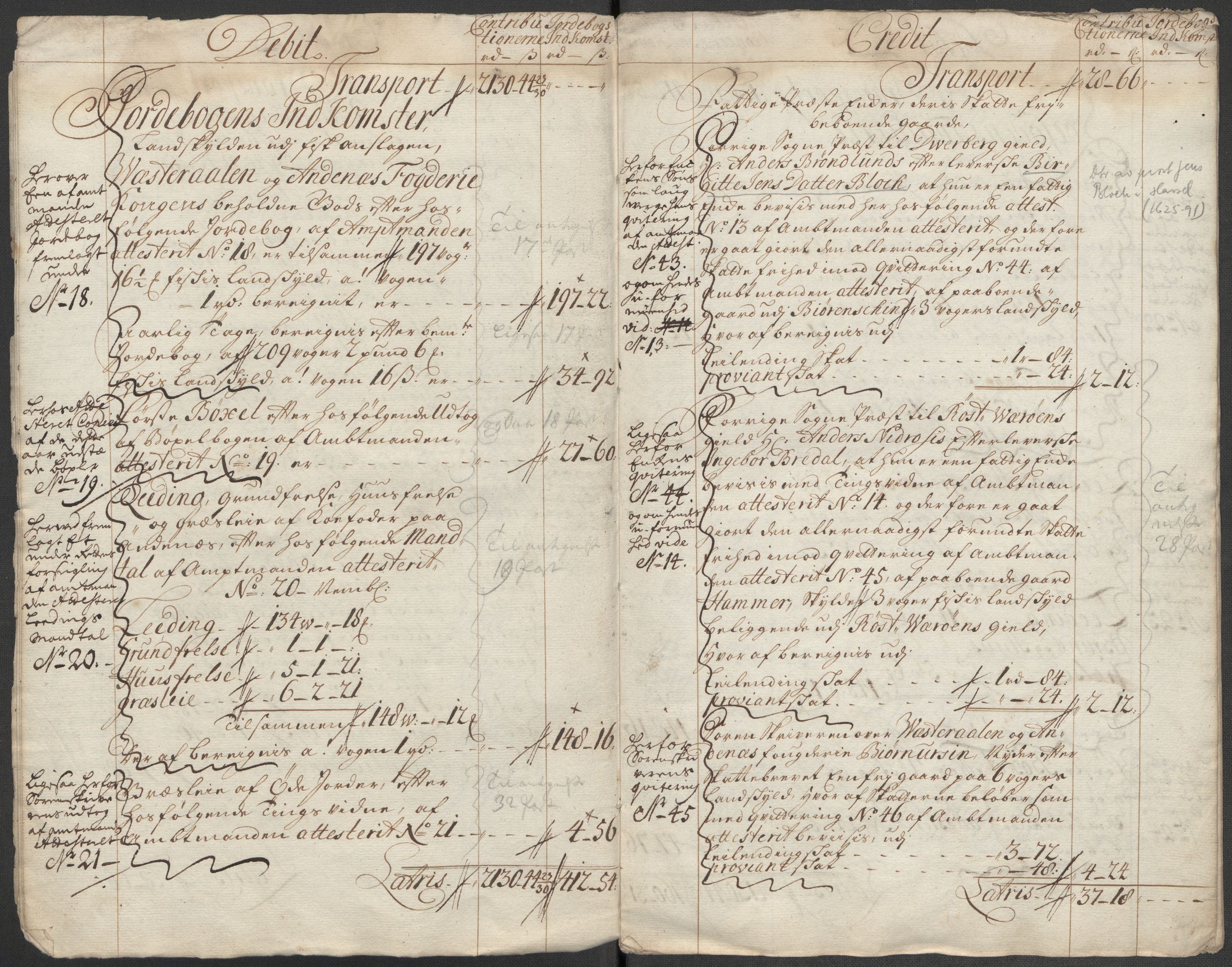 Rentekammeret inntil 1814, Reviderte regnskaper, Fogderegnskap, AV/RA-EA-4092/R67/L4683: Fogderegnskap Vesterålen, Andenes og Lofoten, 1717, p. 10