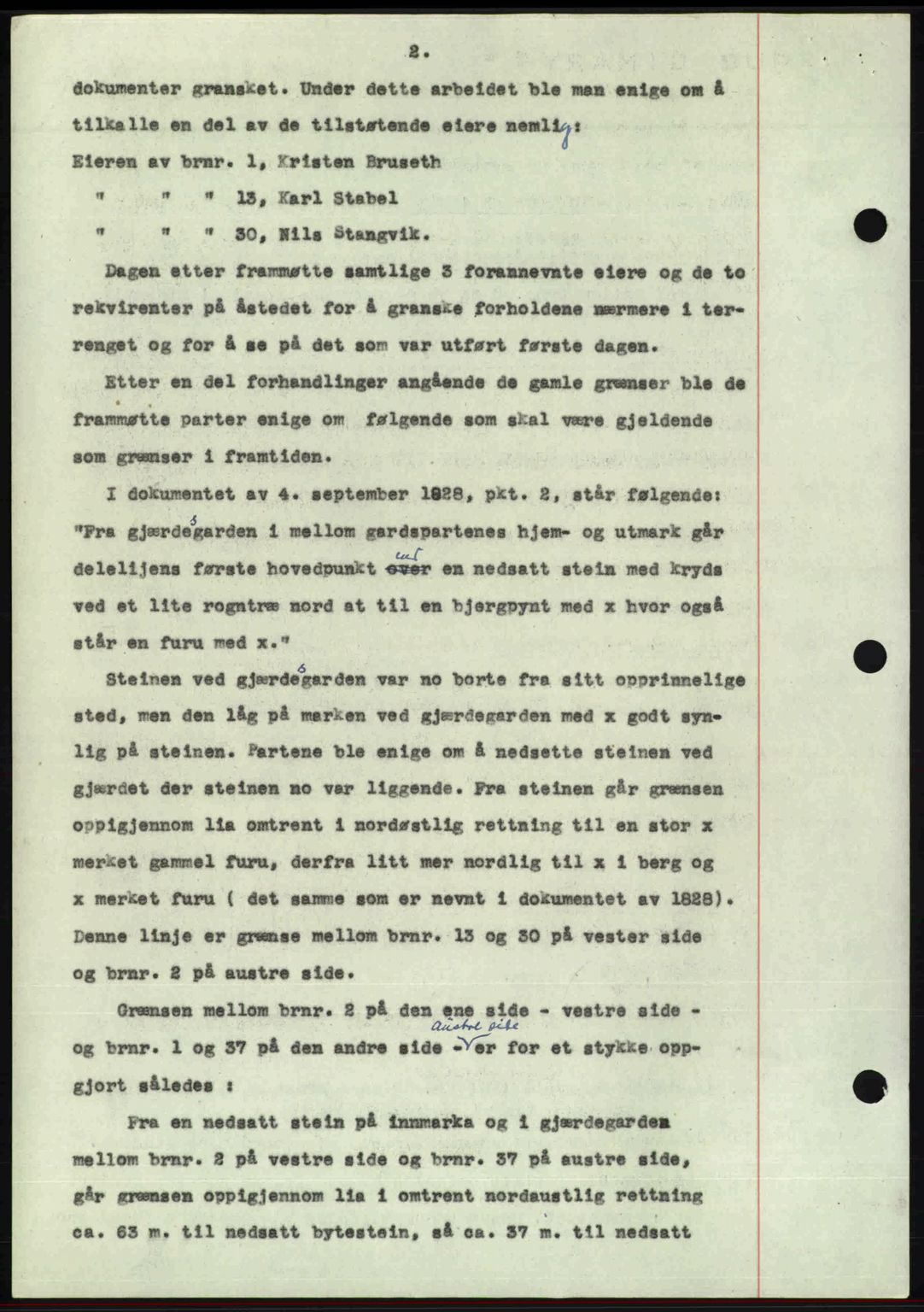 Nordmøre sorenskriveri, AV/SAT-A-4132/1/2/2Ca: Mortgage book no. A104, 1947-1947, Diary no: : 441/1947