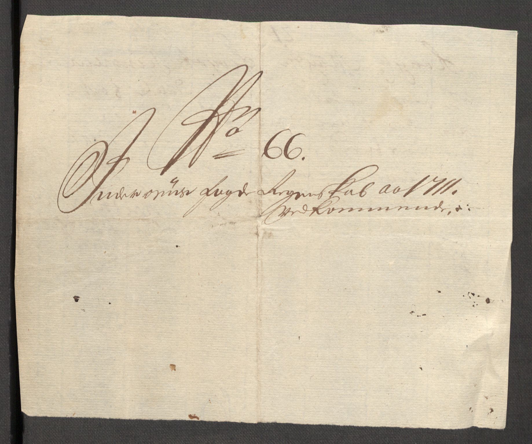 Rentekammeret inntil 1814, Reviderte regnskaper, Fogderegnskap, AV/RA-EA-4092/R63/L4319: Fogderegnskap Inderøy, 1711, p. 390