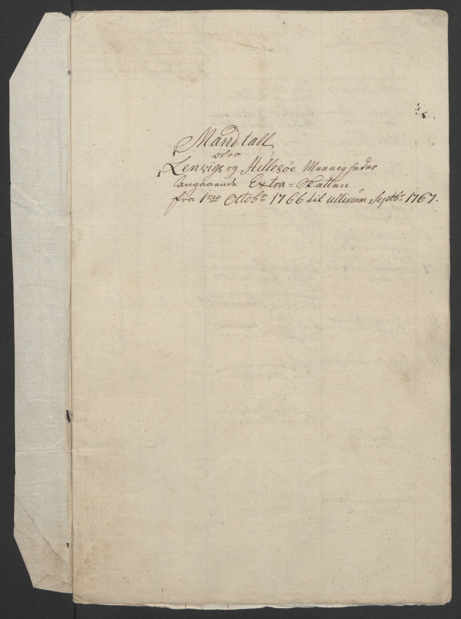 Rentekammeret inntil 1814, Realistisk ordnet avdeling, RA/EA-4070/Ol/L0022b: [Gg 10]: Ekstraskatten, 23.09.1762. Senja og Troms, 1765-1768, p. 168