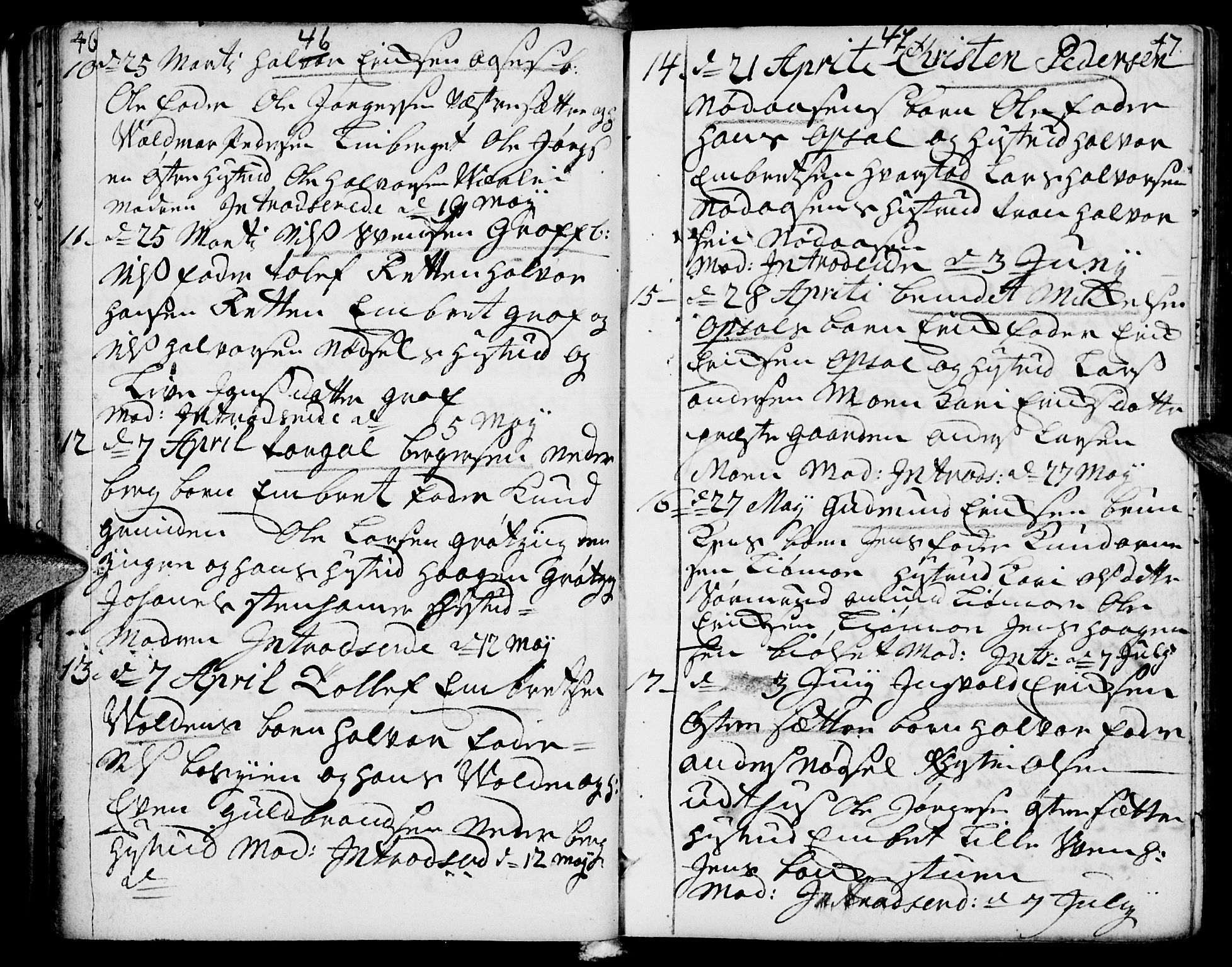 Elverum prestekontor, AV/SAH-PREST-044/H/Ha/Haa/L0002: Parish register (official) no. 2, 1751-1756, p. 46-47