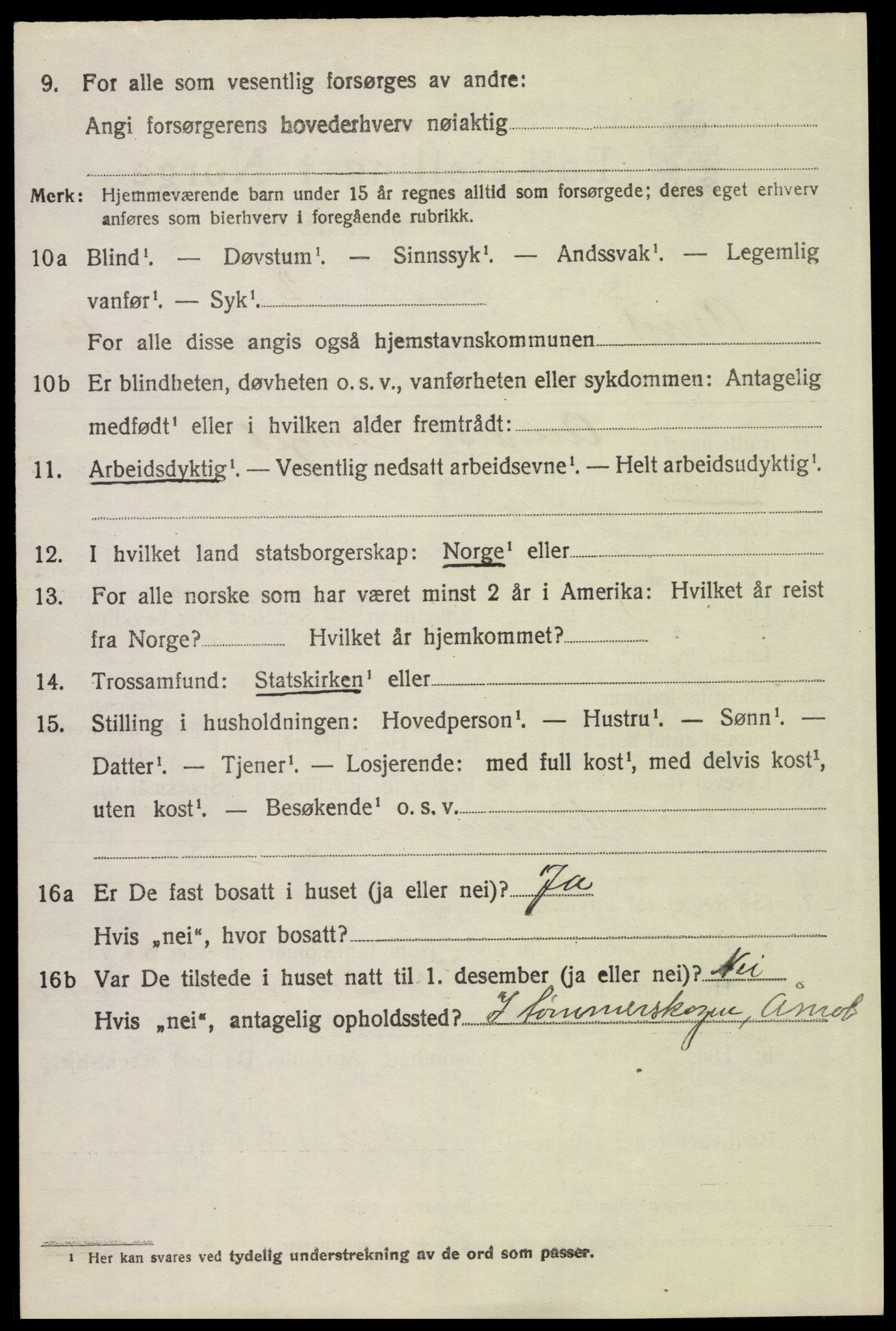 SAH, 1920 census for Åmot, 1920, p. 9612