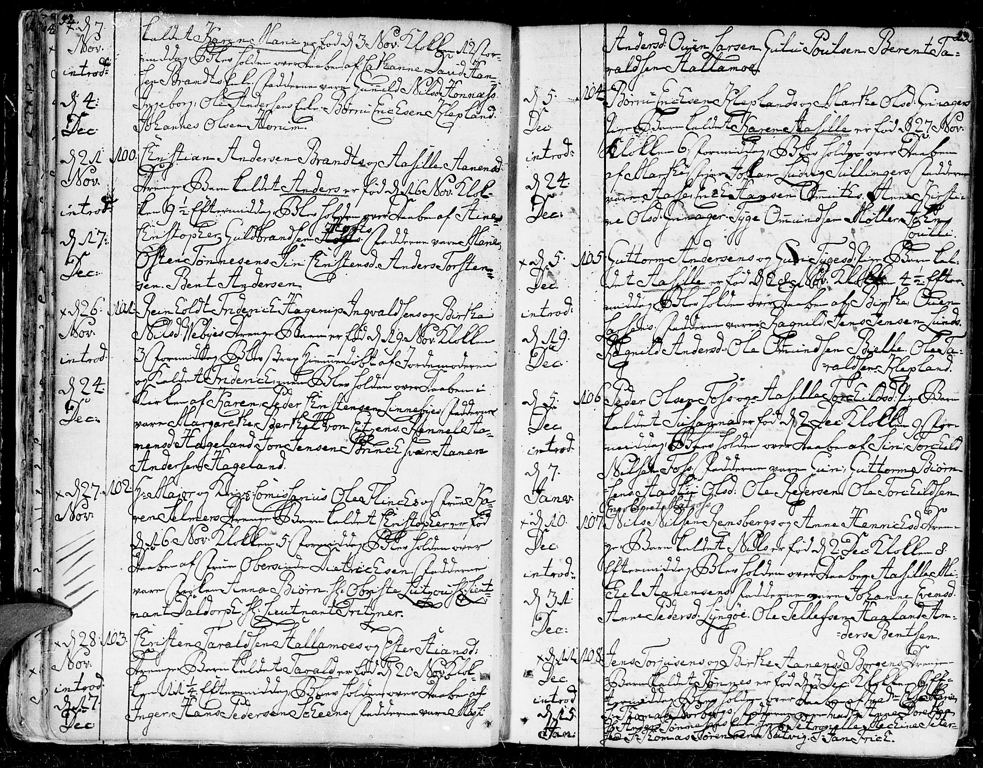 Kristiansand domprosti, SAK/1112-0006/F/Fa/L0003: Parish register (official) no. A 3, 1778-1818, p. 52-53