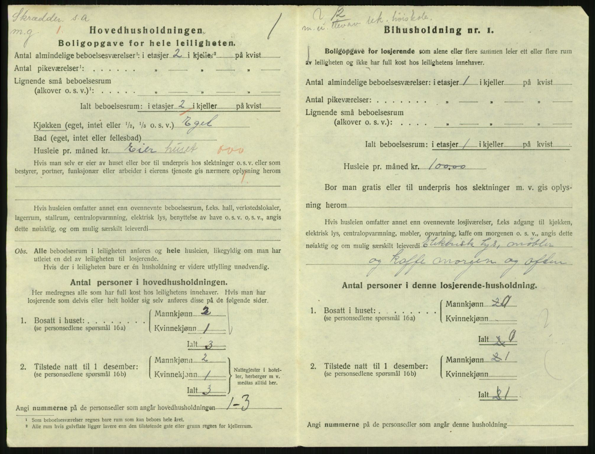 SAKO, 1920 census for Horten, 1920, p. 6286