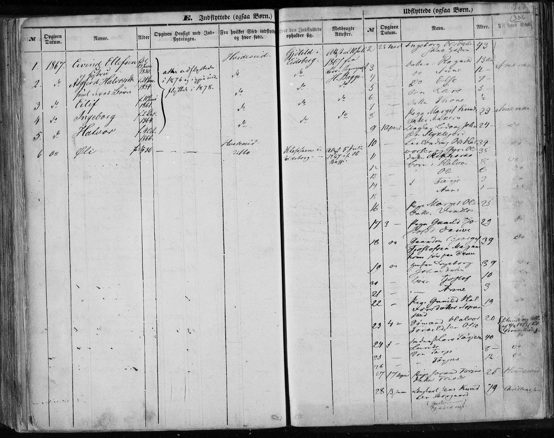 Lårdal kirkebøker, SAKO/A-284/F/Fa/L0006: Parish register (official) no. I 6, 1861-1886, p. 356