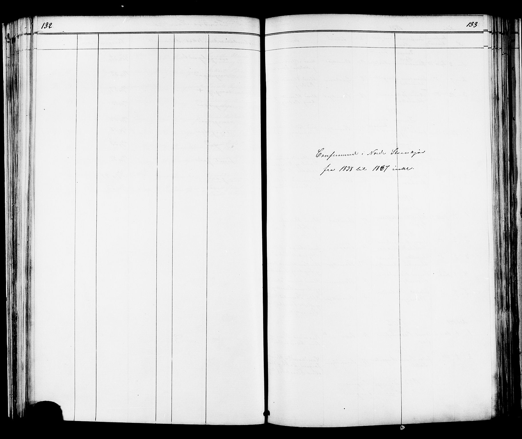 Ministerialprotokoller, klokkerbøker og fødselsregistre - Nord-Trøndelag, SAT/A-1458/739/L0367: Parish register (official) no. 739A01 /2, 1838-1868, p. 132-133