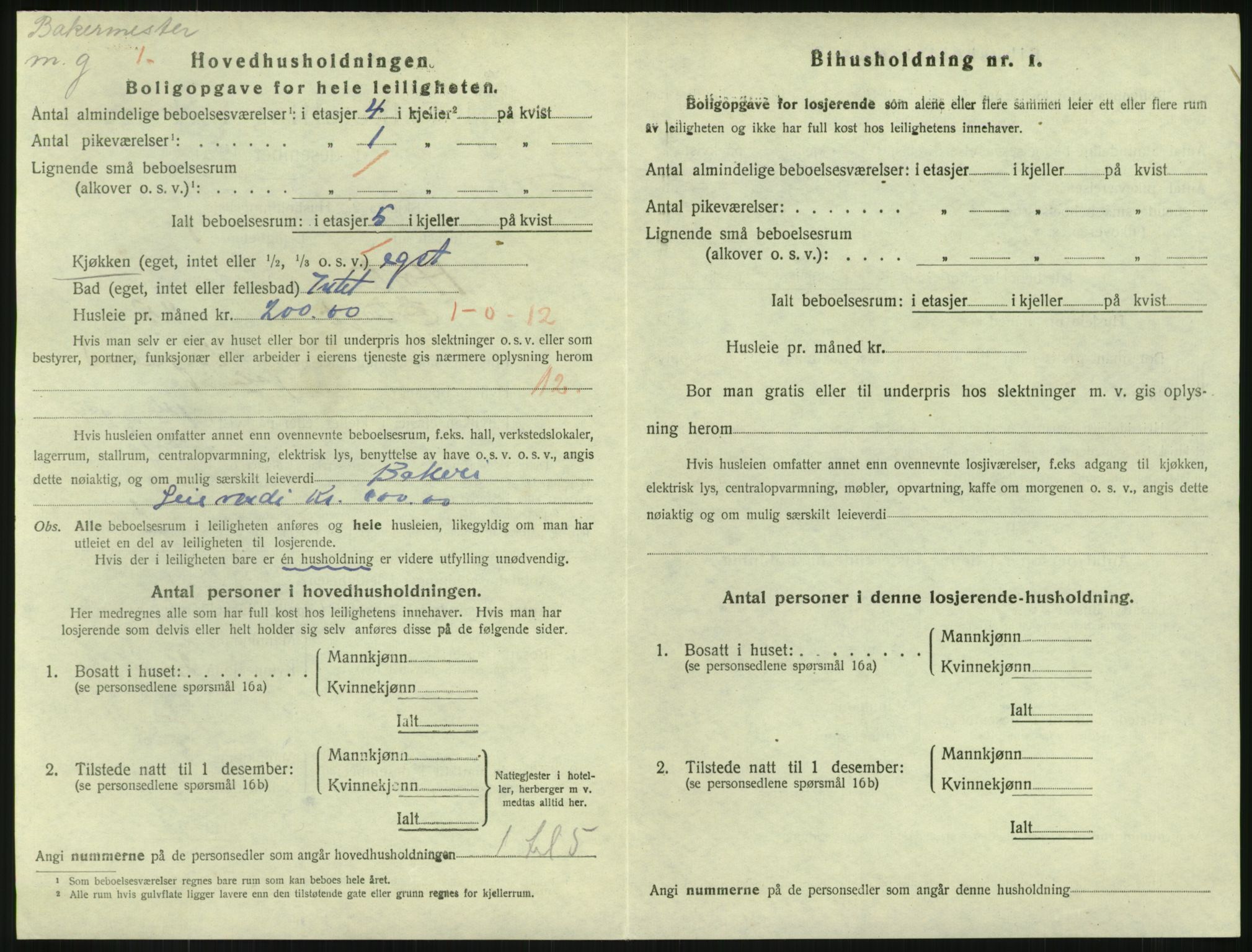 SAKO, 1920 census for Horten, 1920, p. 4964